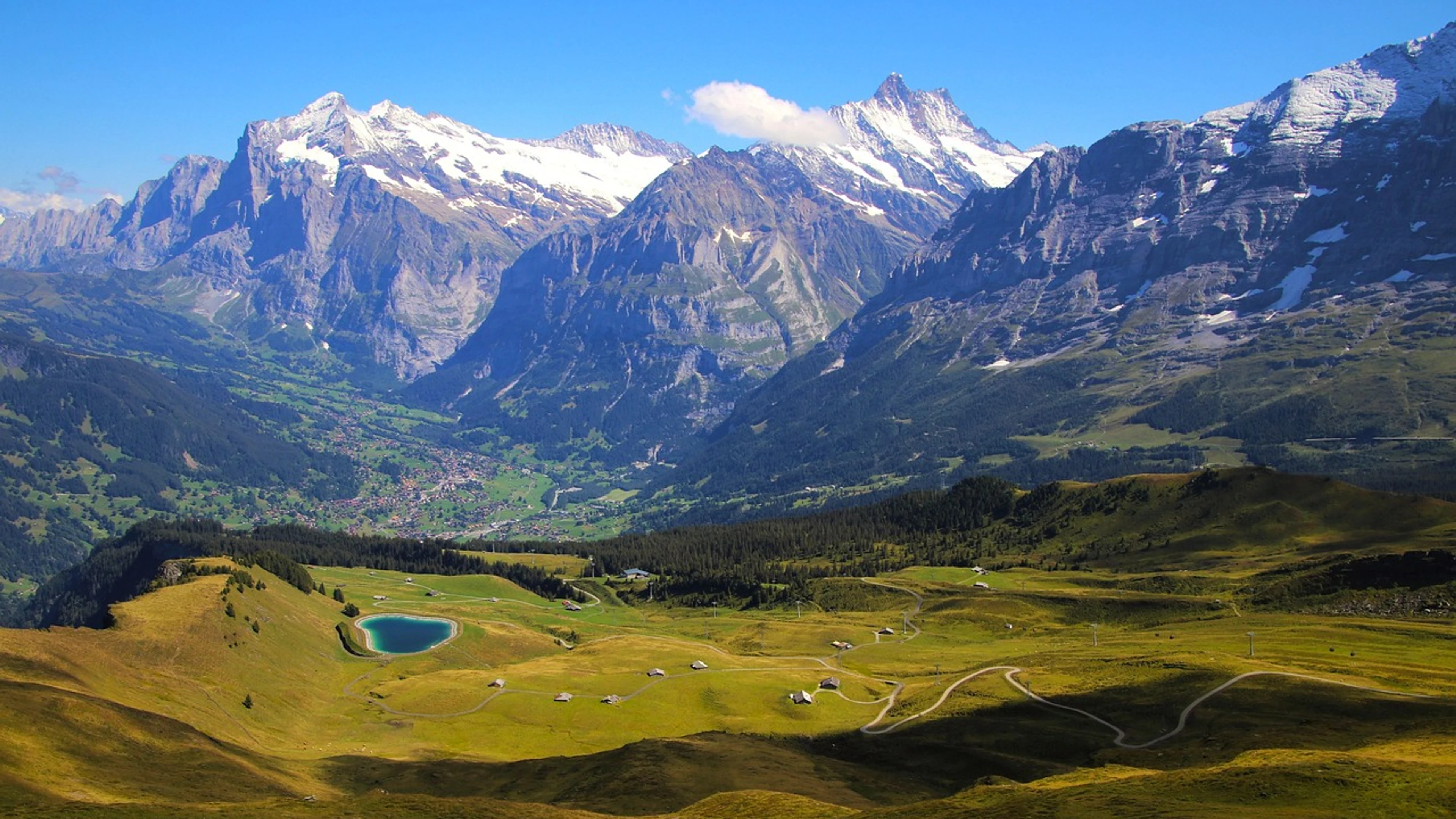 Tops alpine jungfrau - free 4K Ultra HD mountain wallpaper for desktop