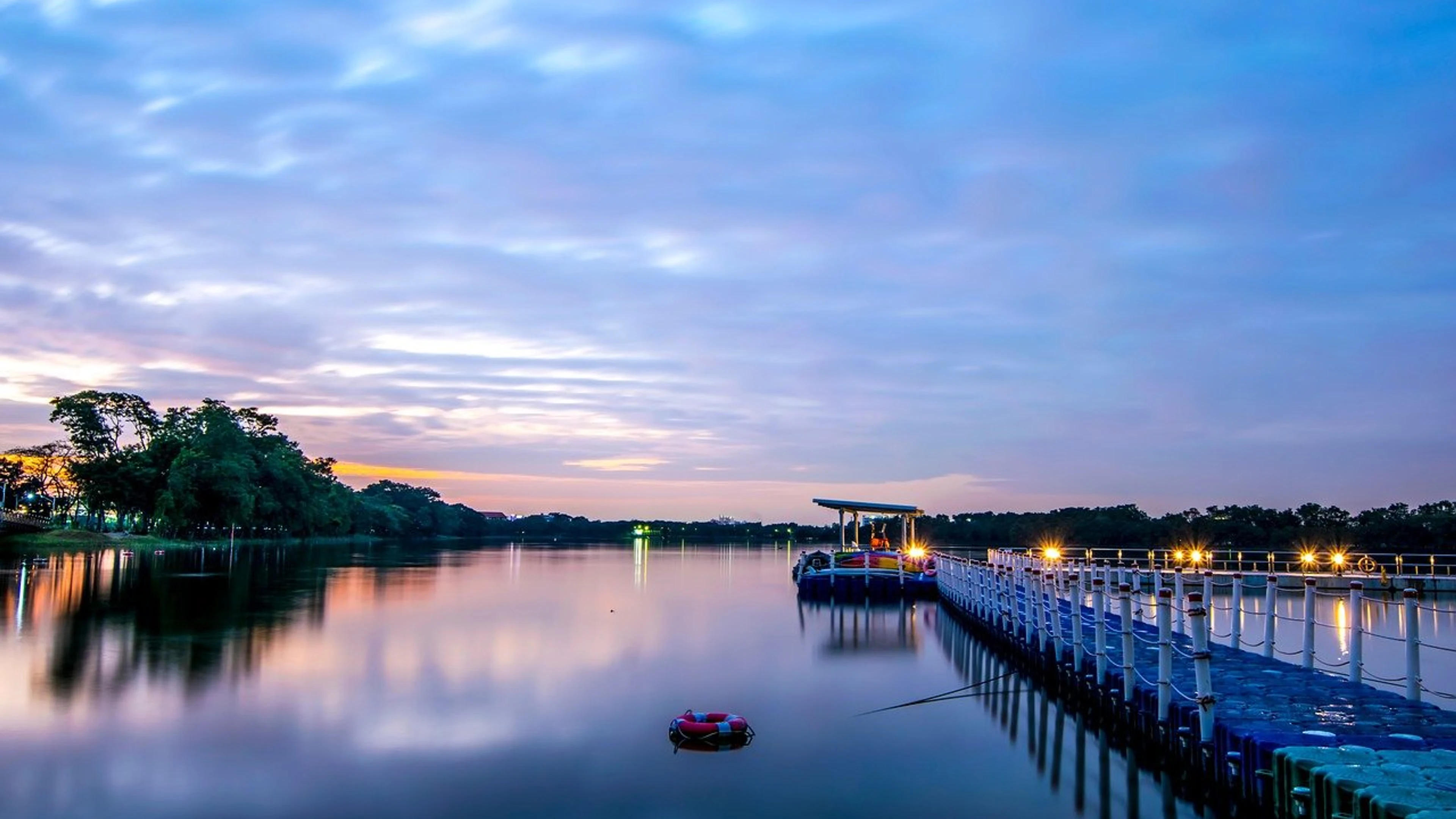 Bridge river landscape - free 4K Ultra HD nature wallpaper for desktop