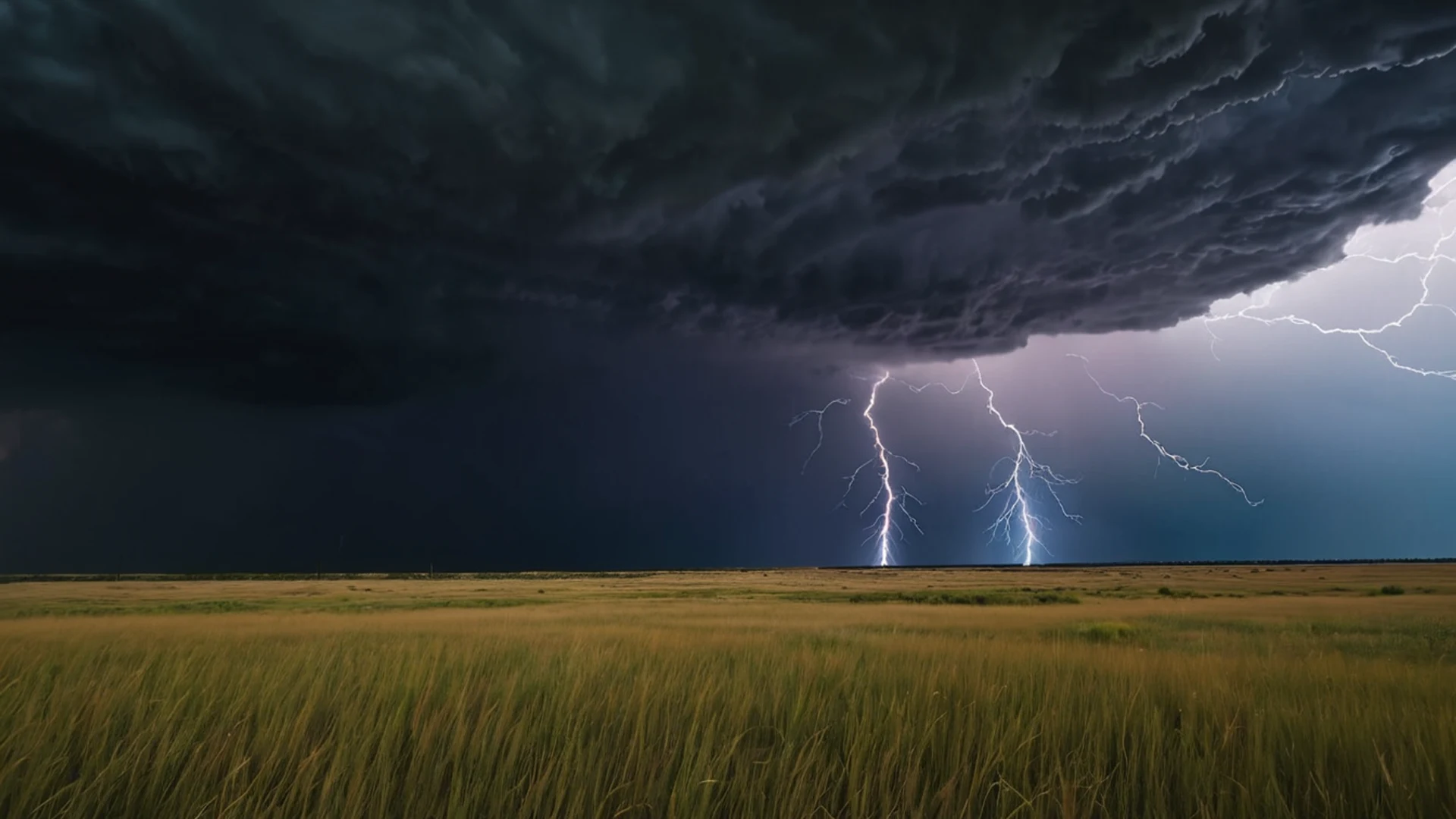 Dramatic Storm Over Prairie - free hd nature wallpaper for desktop