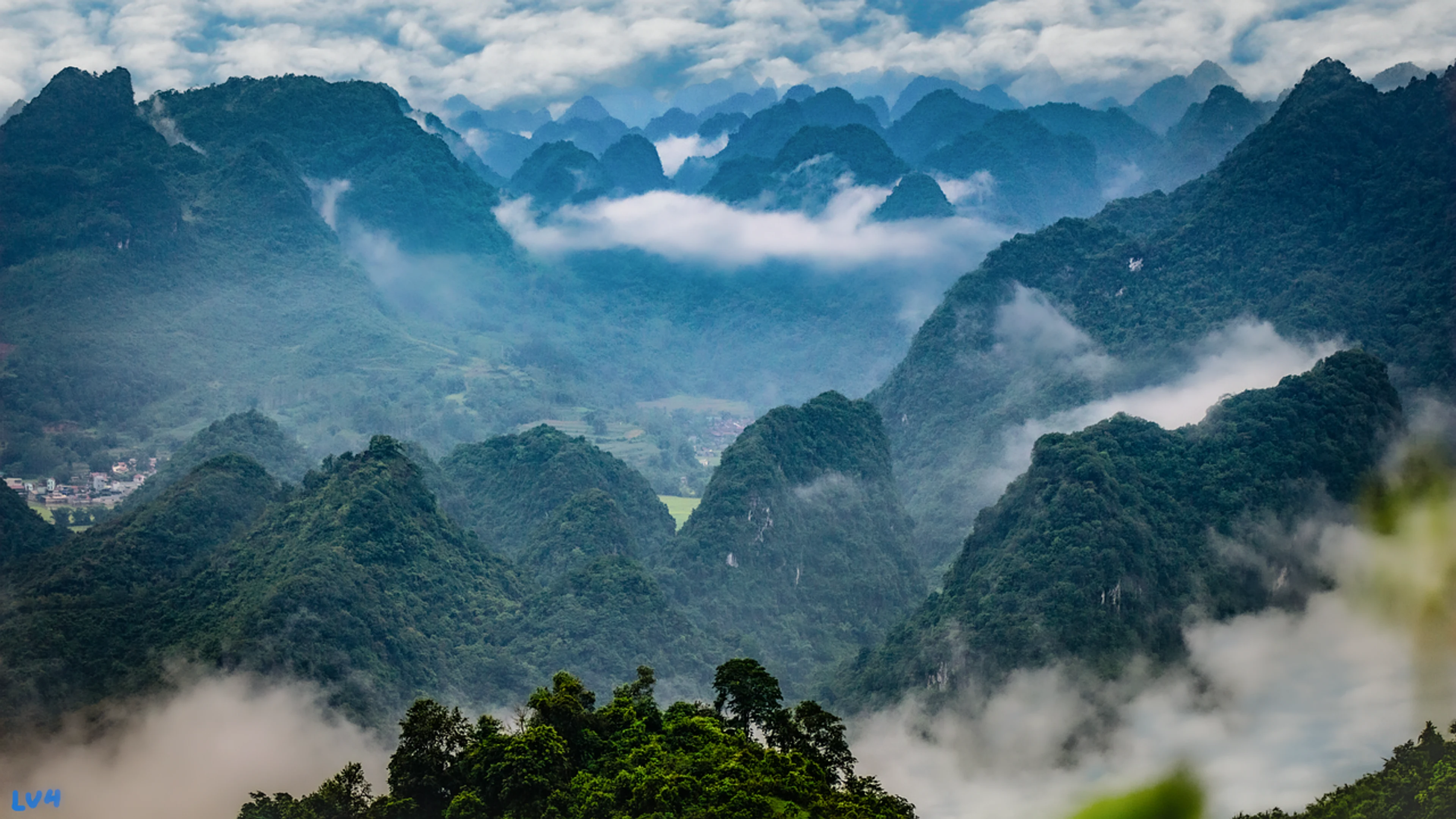 Forest mountain scenery - free 4K Ultra HD nature wallpaper for desktop