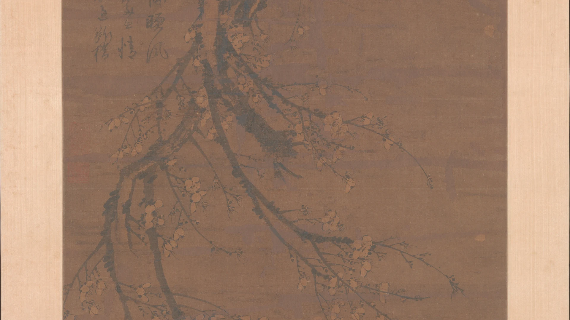 Fragrant Snow at Broken Bridge - free hd nature wallpaper for desktop