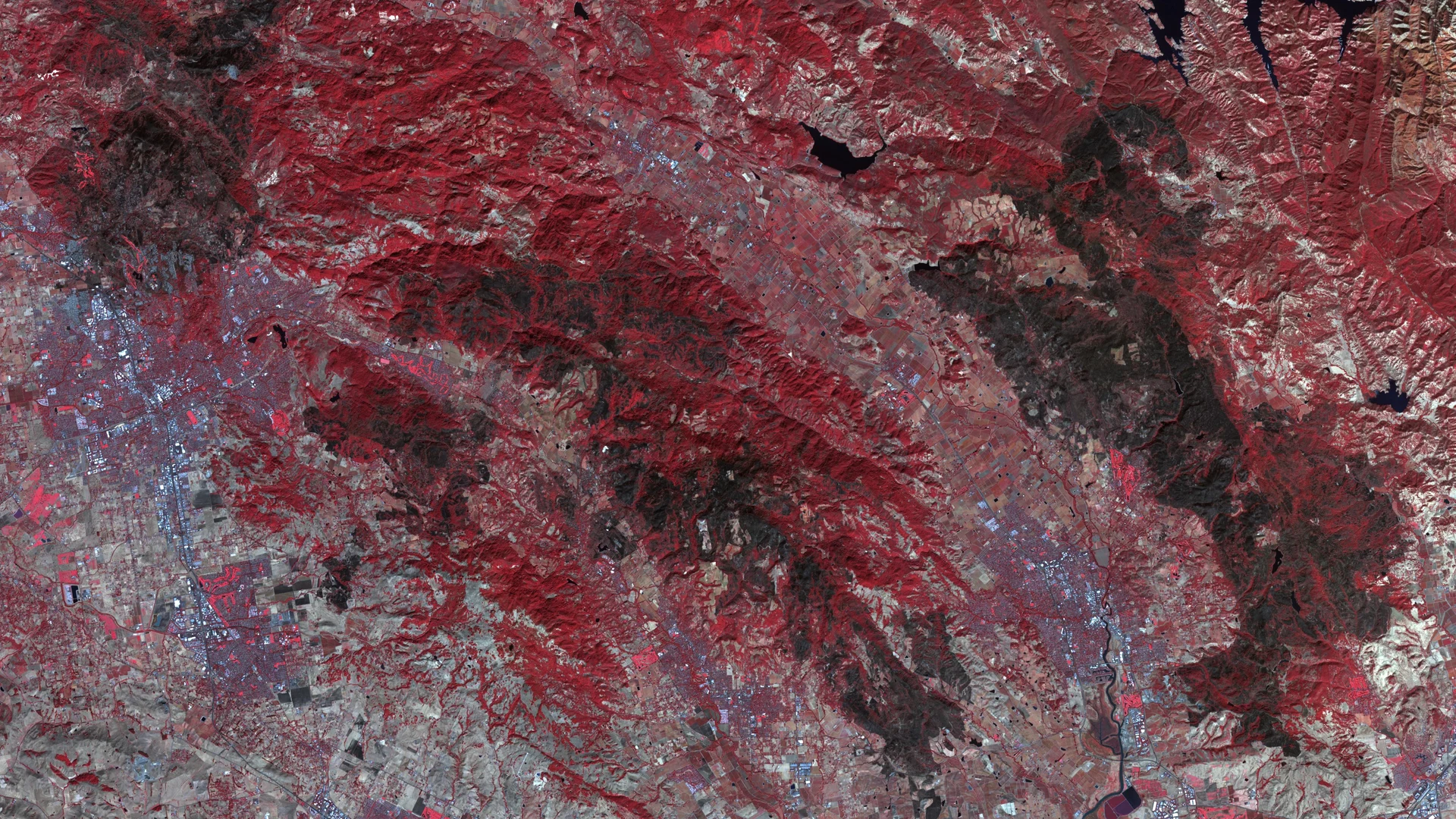 Impact of Northern California Fires Seen in New NASA Satellite Image - free hd nature wallpaper for desktop