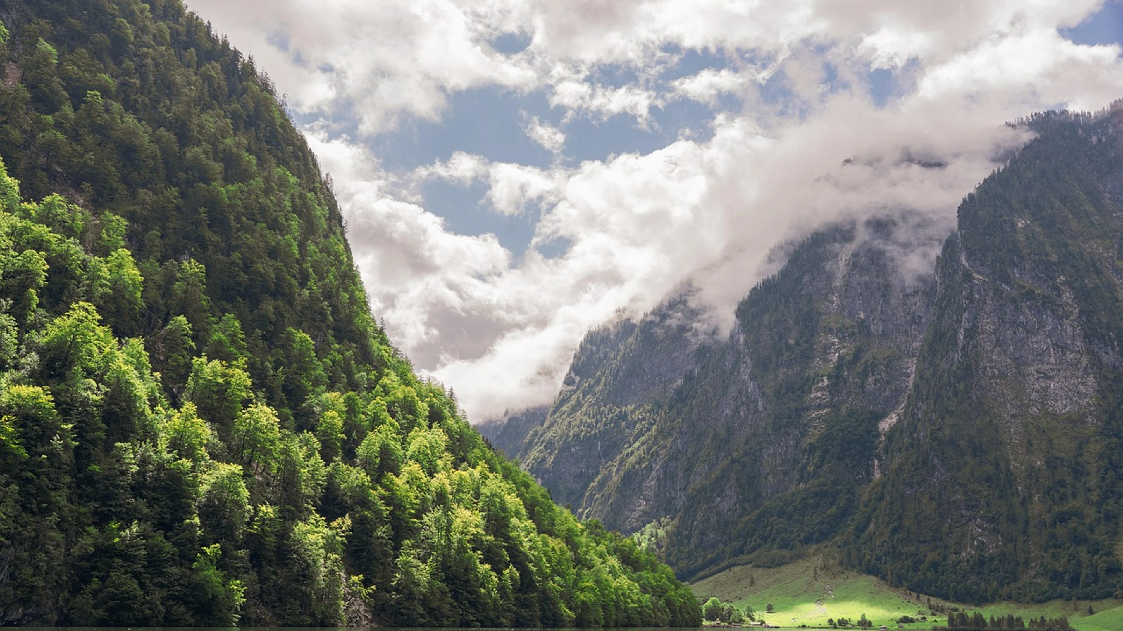 Königssee mountains mountain landscape - free 4K Ultra HD nature wallpaper for desktop