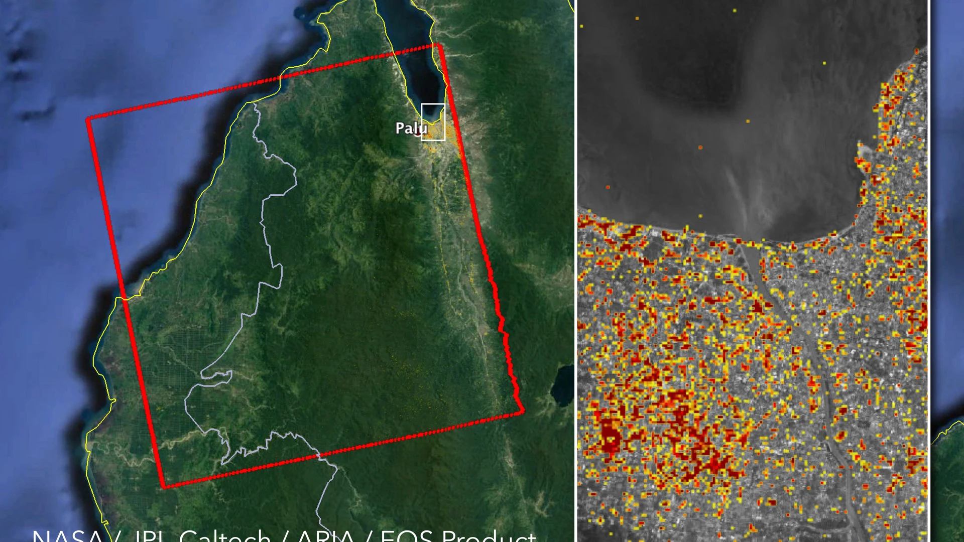NASA's ARIA Maps Indonesia Quake, Tsunami Damage - free hd nature wallpaper for desktop