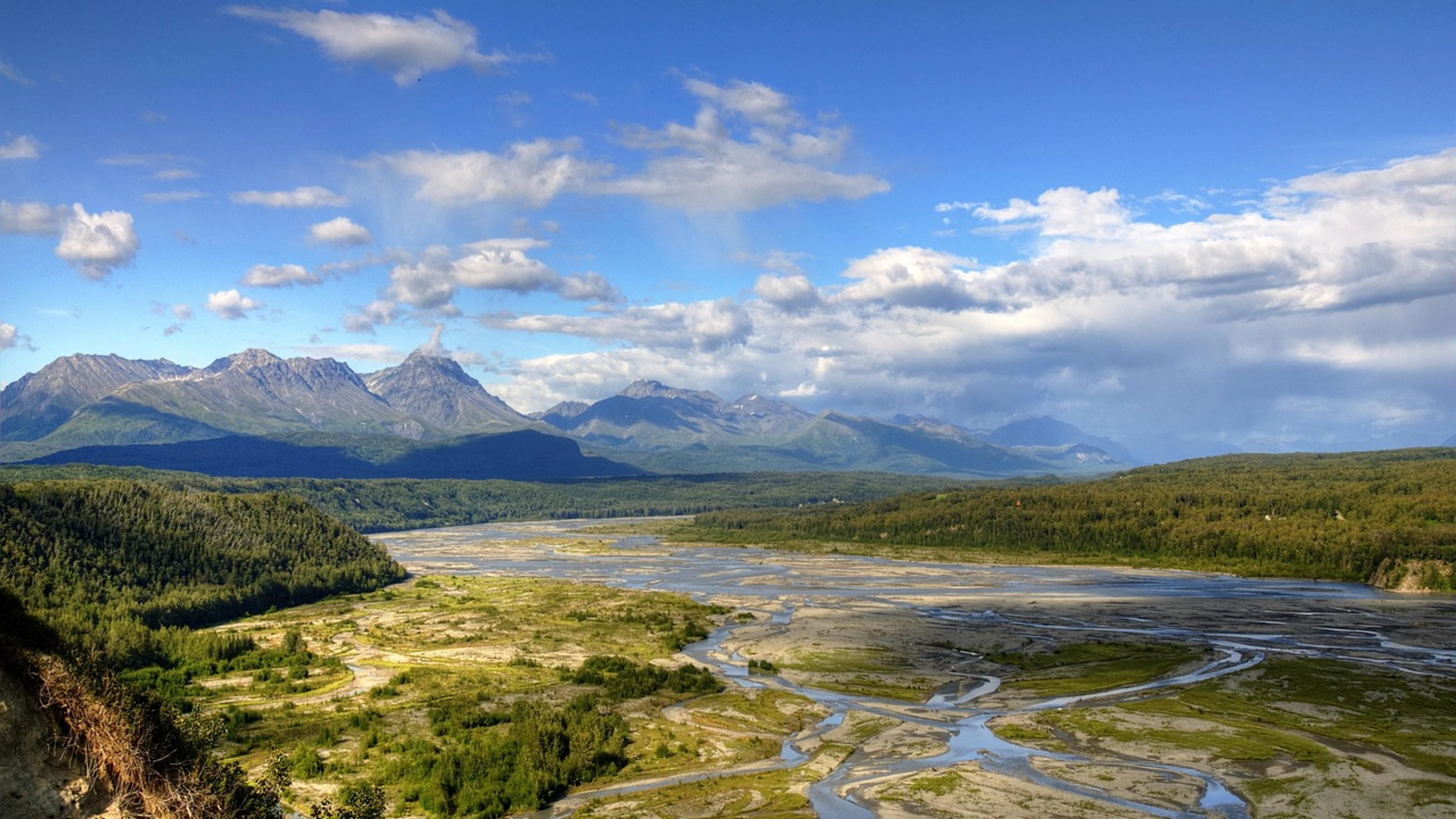 River nature mountains - free 4K Ultra HD nature wallpaper for desktop