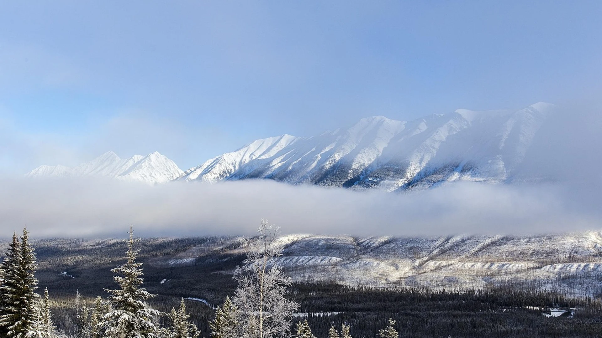 Snow mountain cloud - free hd nature wallpaper for desktop
