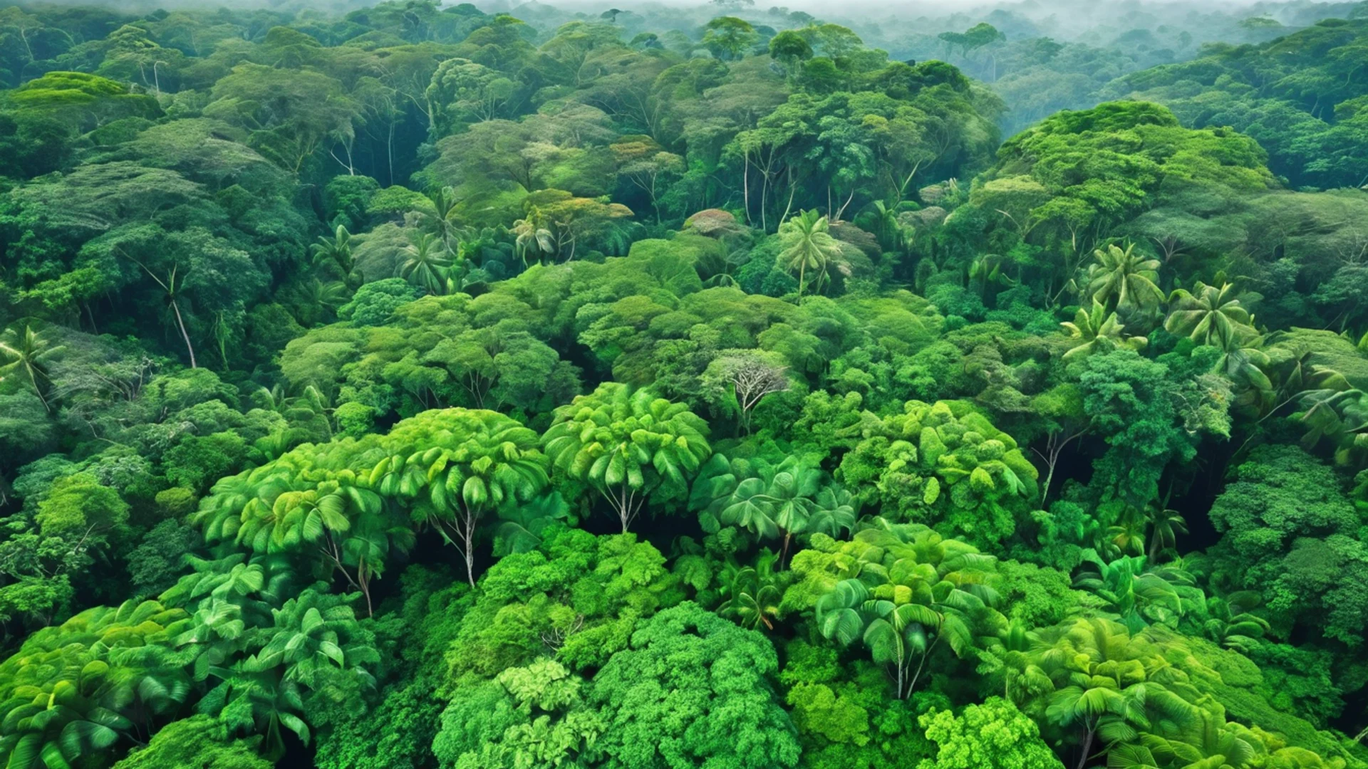 Tropical Rainforest Canopy - free hd nature wallpaper for desktop