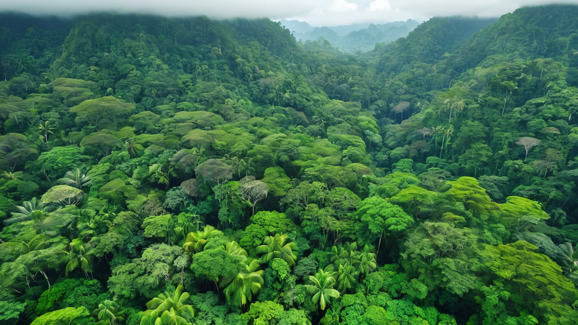 Tropical Rainforest Canopy - free hd nature wallpaper for desktop