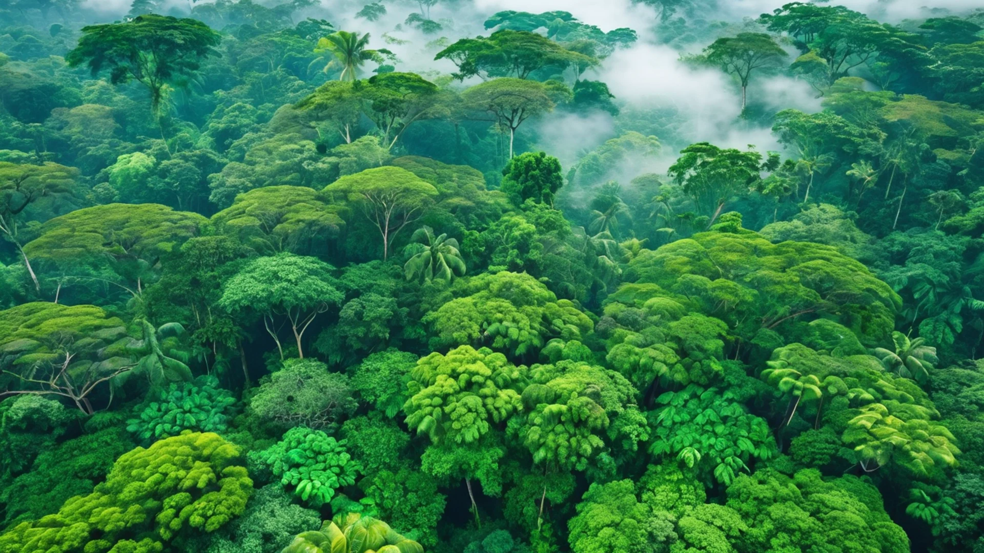 Tropical Rainforest Canopy - free hd nature wallpaper for desktop