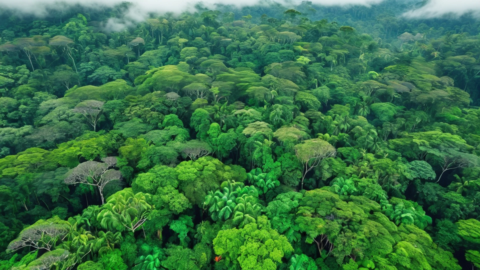 Tropical Rainforest Canopy - free hd nature wallpaper for desktop