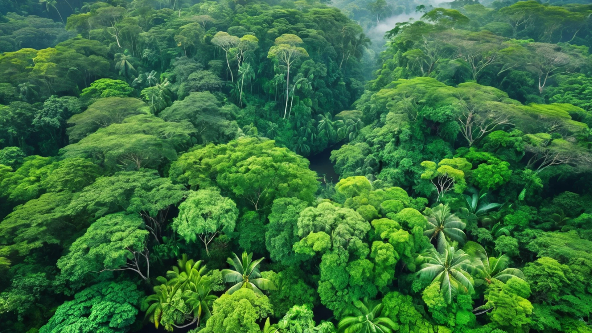 Tropical Rainforest Canopy - free hd nature wallpaper for desktop