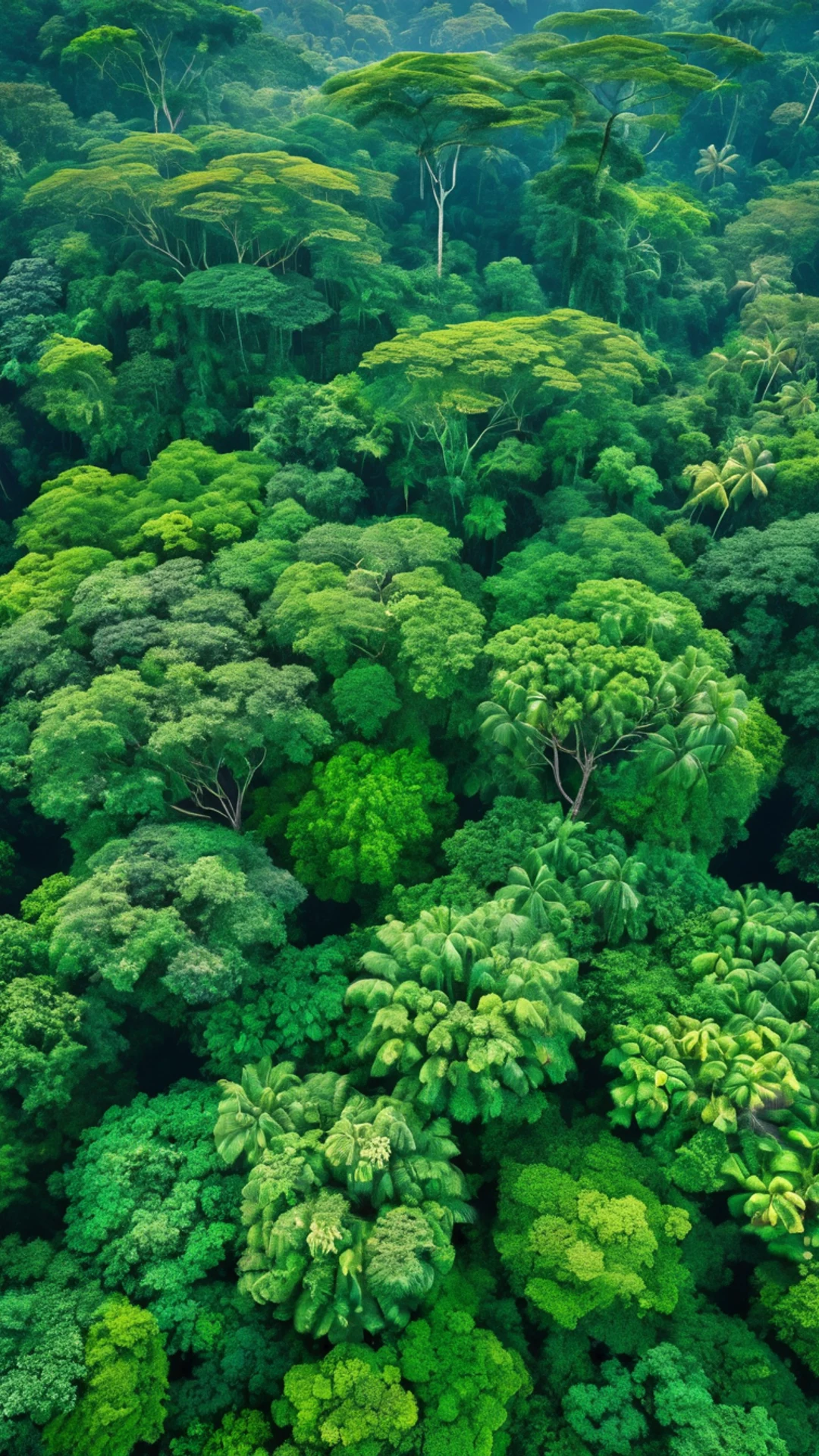 Tropical Rainforest Canopy - free Phone nature wallpaper for phone
