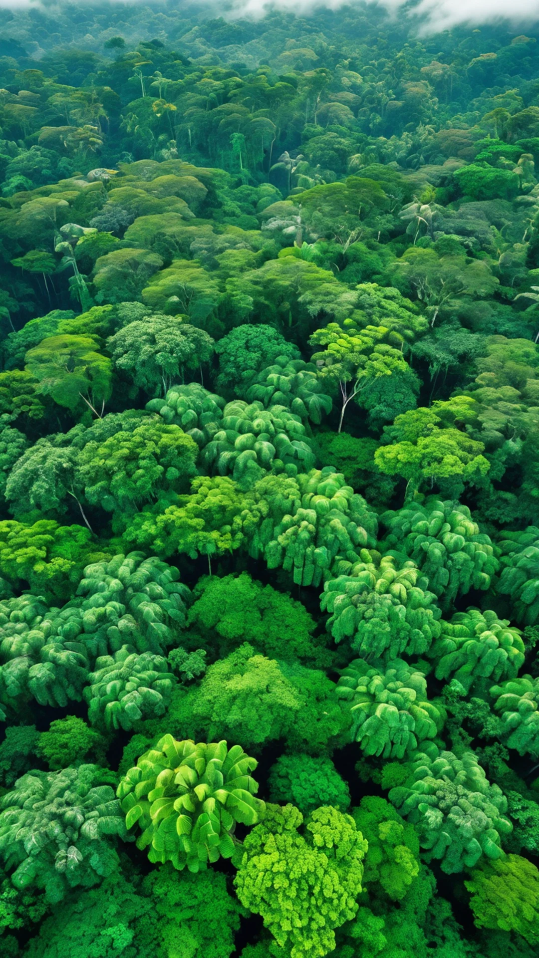 Tropical Rainforest Canopy - free Phone nature wallpaper for phone