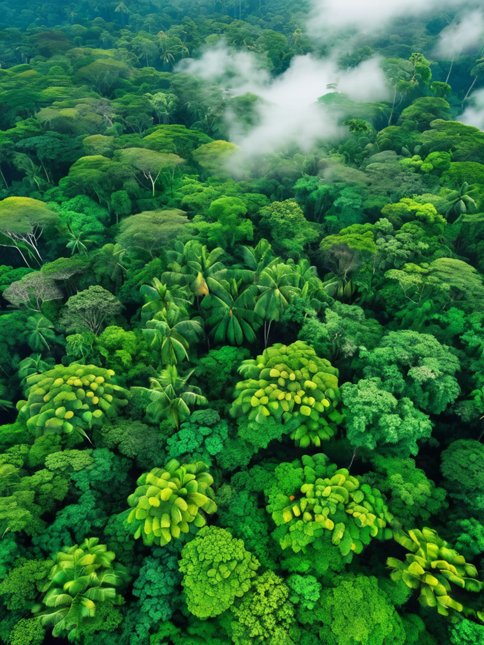Tropical Rainforest Canopy - free Tablet nature wallpaper for phone