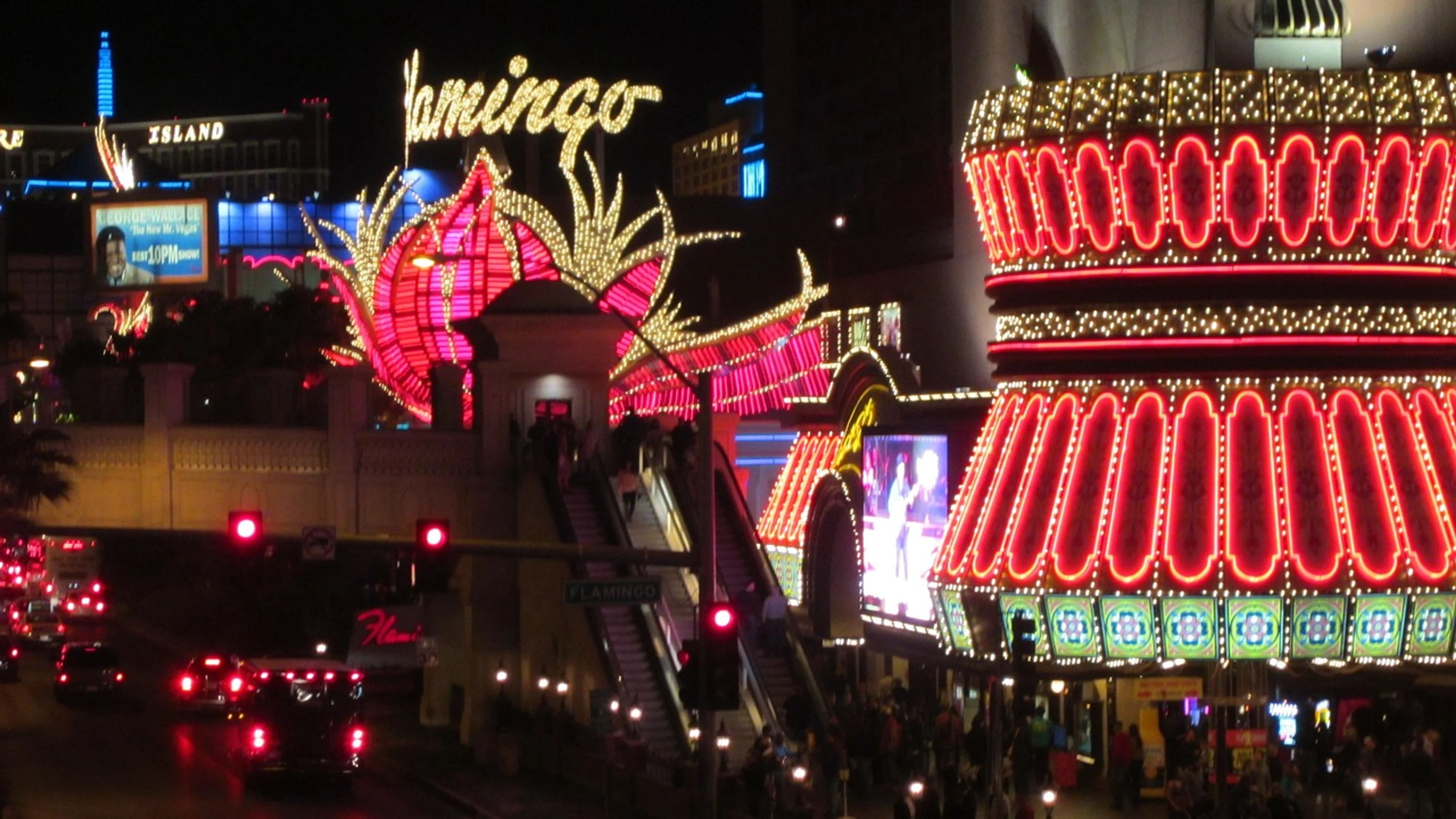 Las vegas strip flamingo neon - free 4K Ultra HD neon wallpaper for desktop