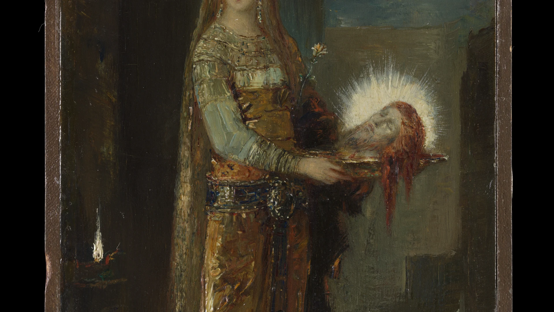 Salome with the Head of John the Baptist - free hd neon wallpaper for desktop