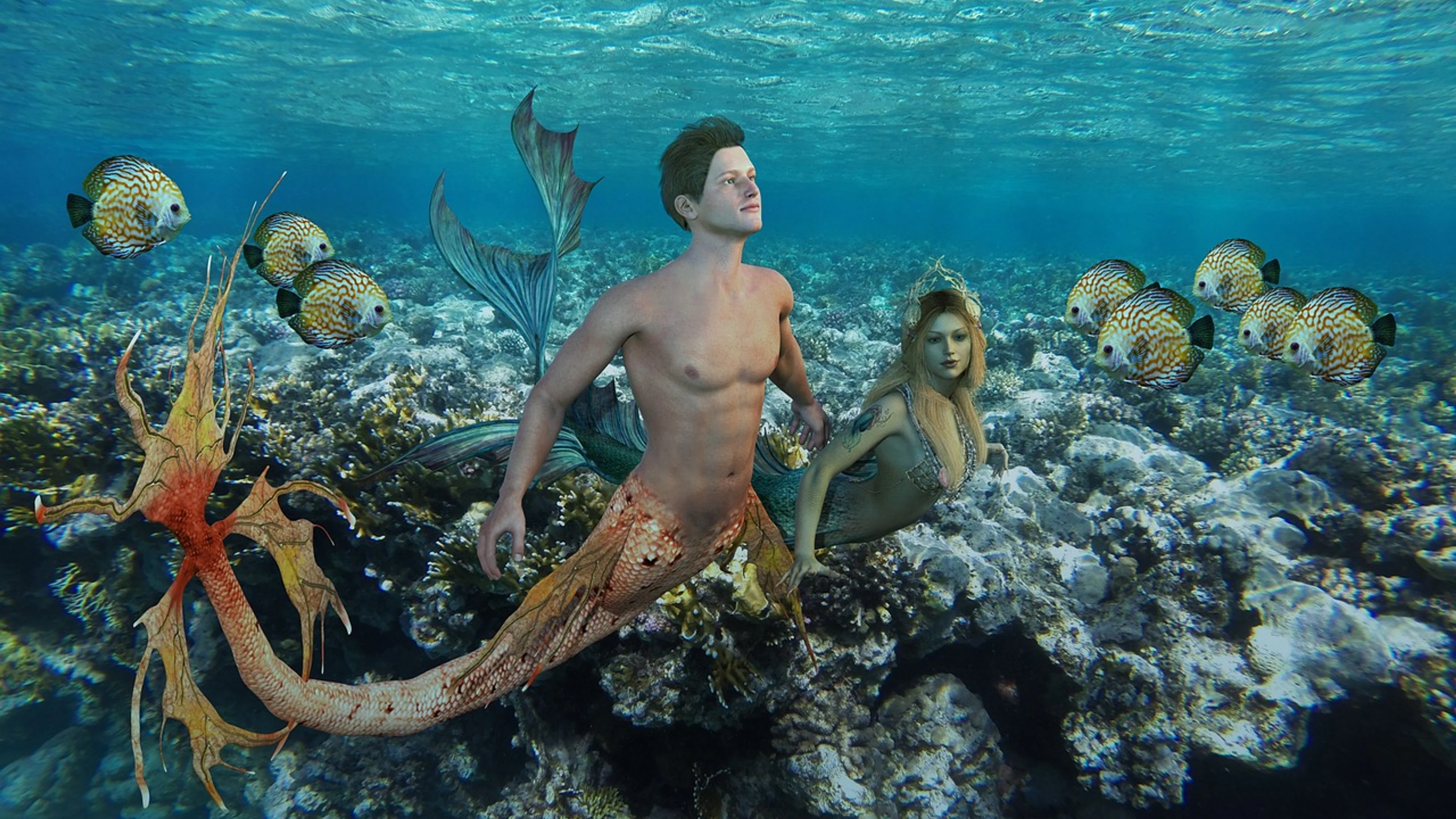 Underwater ocean sea - free 4K Ultra HD ocean wallpaper for desktop