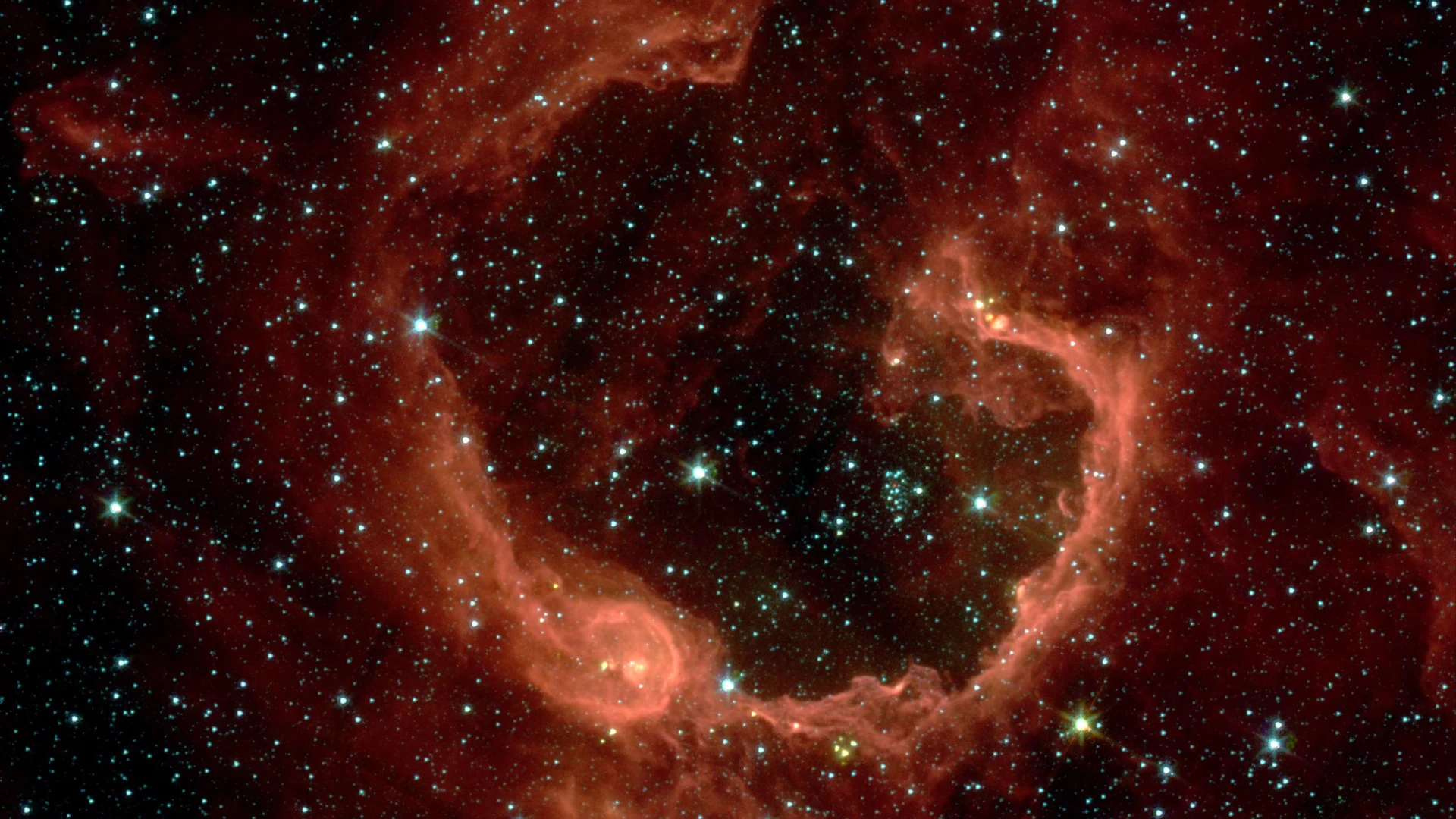 A Bubble Bursts - free hd space wallpaper for desktop