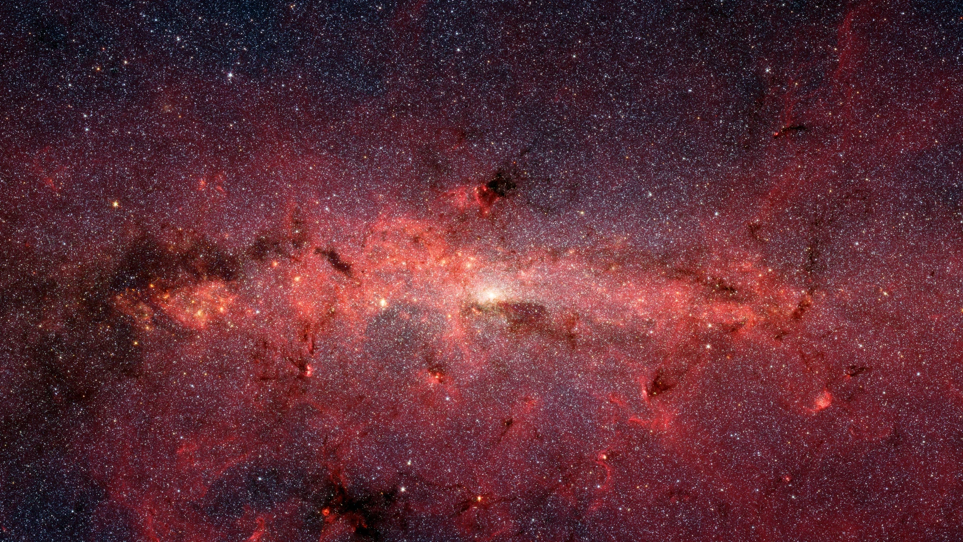 A Cauldron of Stars at the Galaxy Center - free hd space wallpaper for desktop