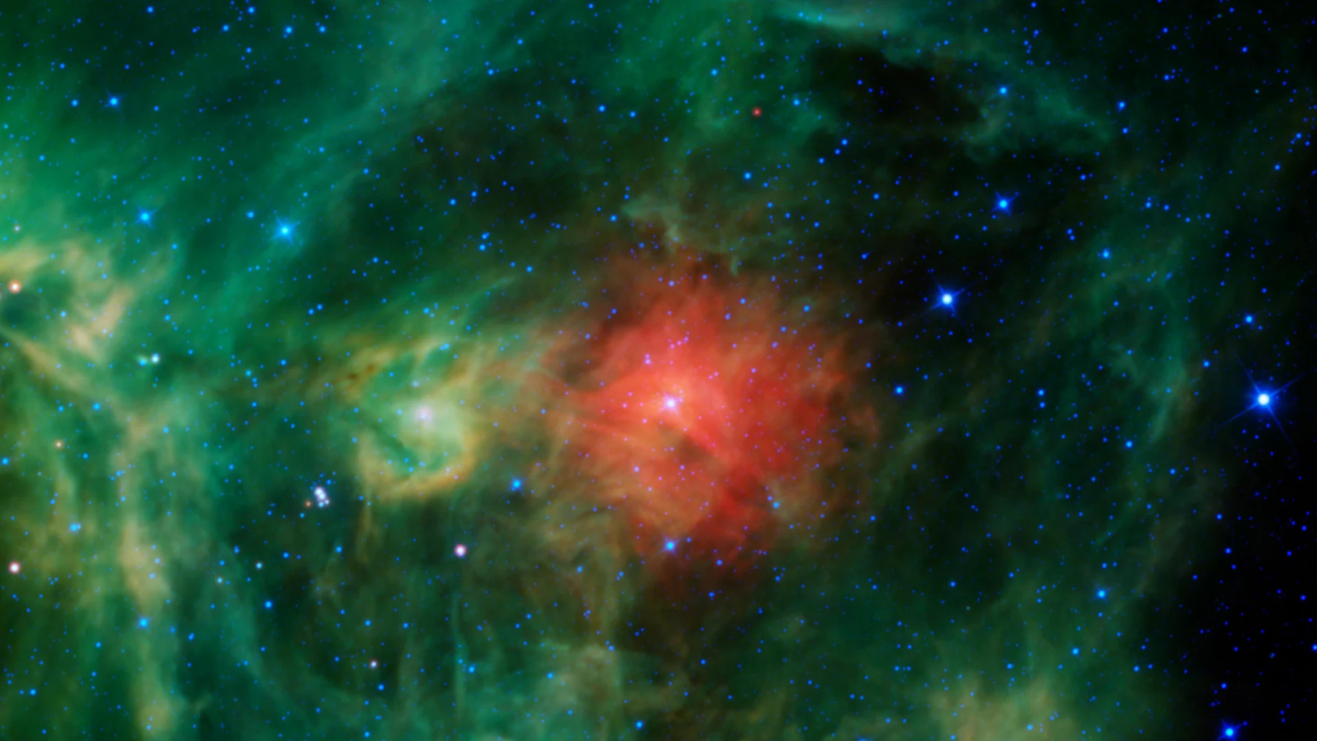 A Cosmic Wreath - free hd space wallpaper for desktop