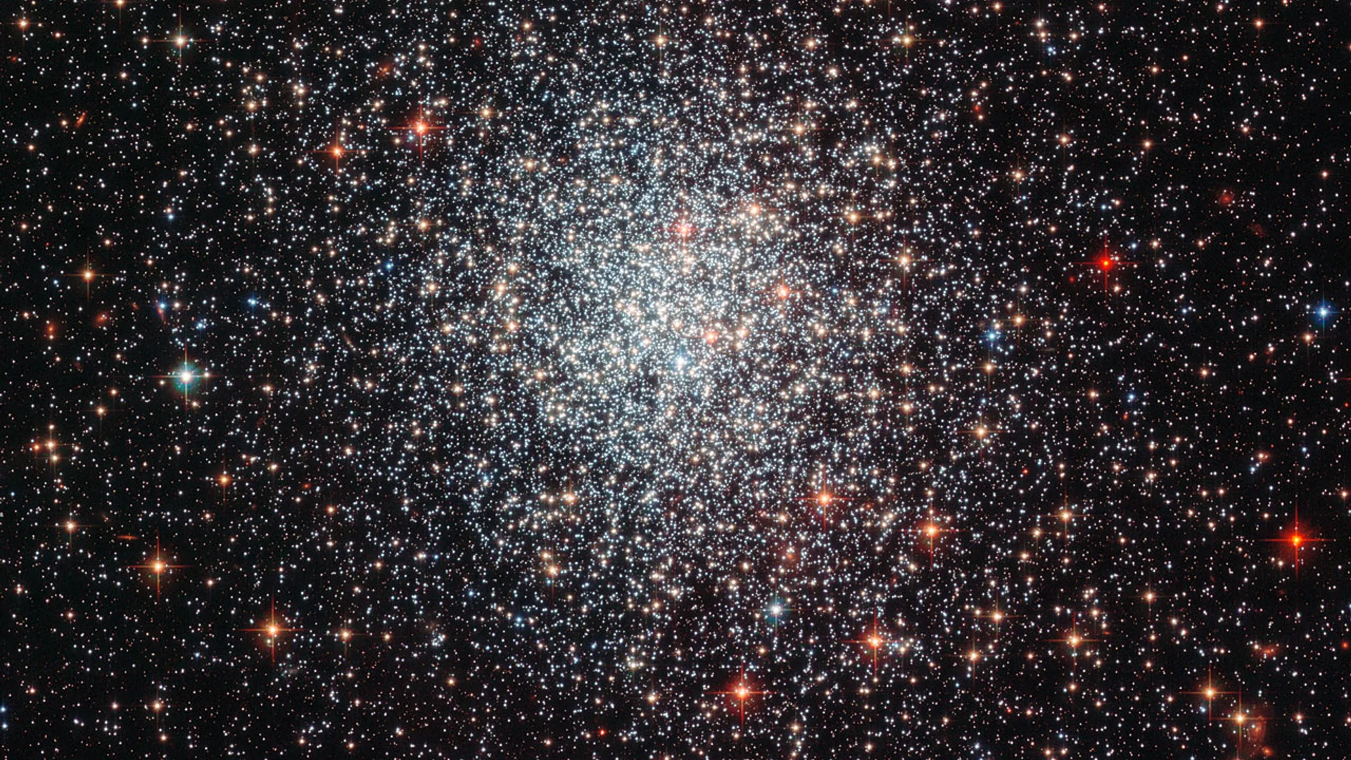 A youthful cluster - free hd space wallpaper for desktop