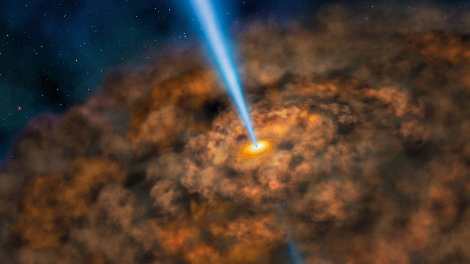 Active Galactic Nucleus - free hd space wallpaper for desktop