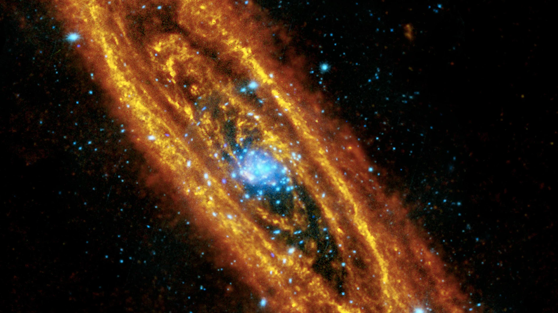 Andromeda is So Hot n Cold - free hd space wallpaper for desktop