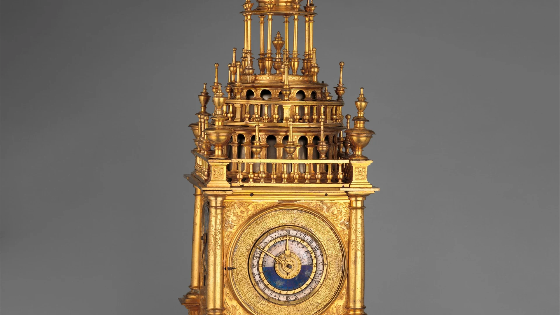 Astronomical table clock - free hd space wallpaper for desktop