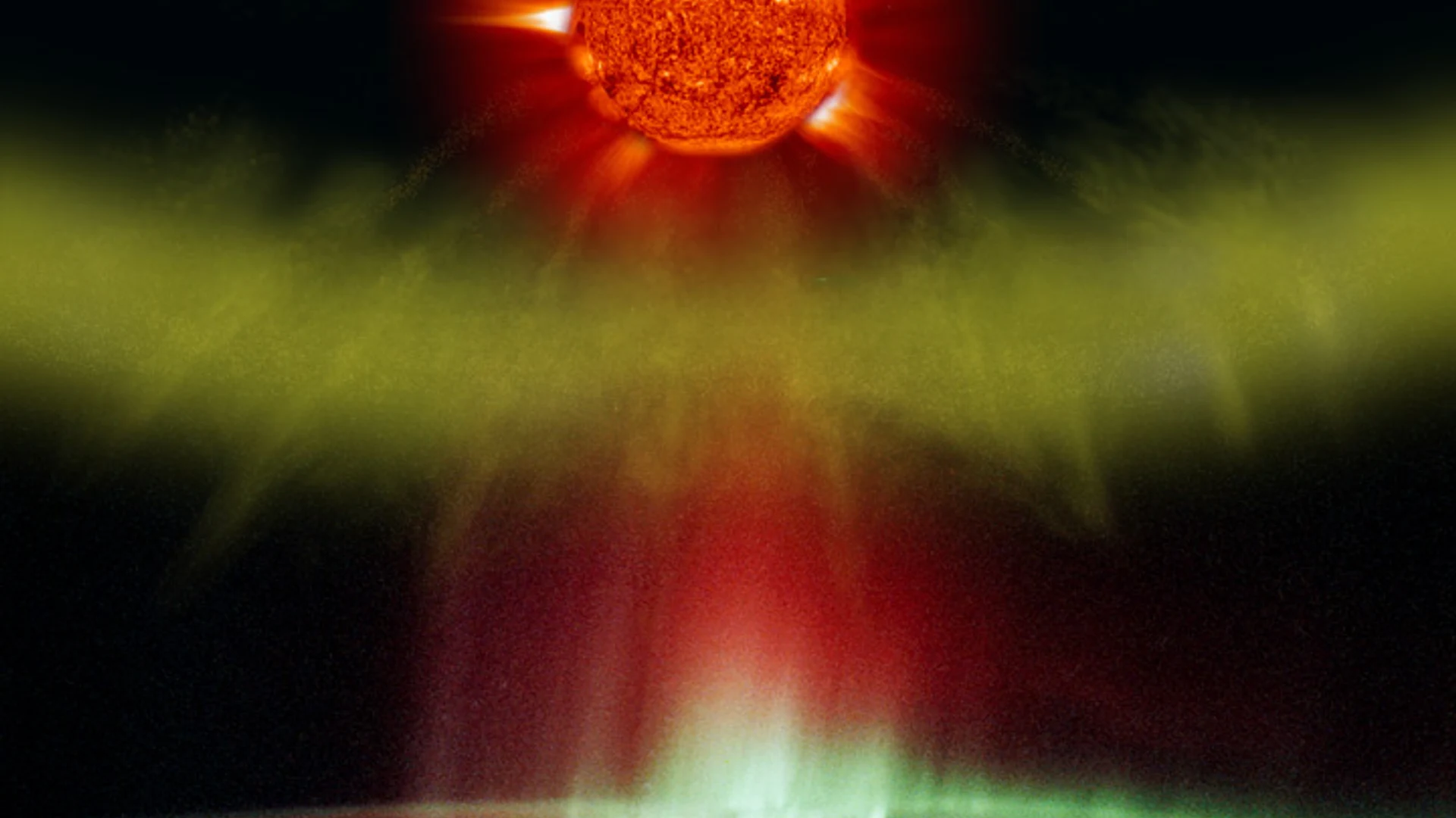 Aurora Impact - free hd space wallpaper for desktop