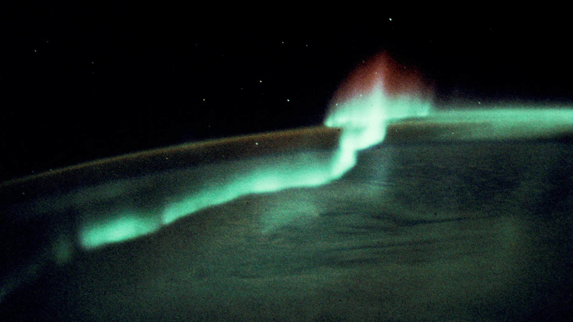 Aurora over the Southern Hemisphere - free hd space wallpaper for desktop