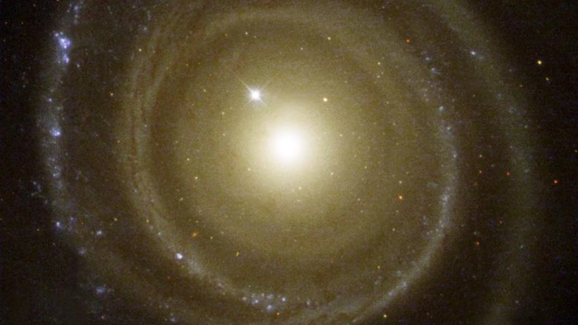 Backwards Spiral Galaxy - free hd space wallpaper for desktop