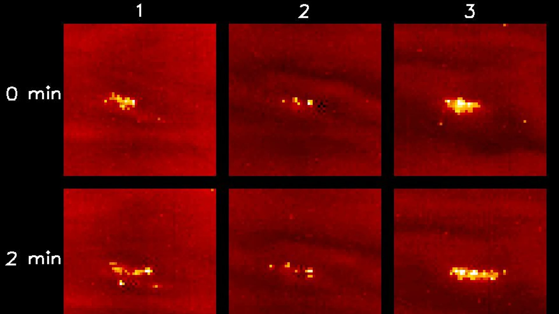 Changing Lightning Storms on Jupiter - free hd space wallpaper for desktop