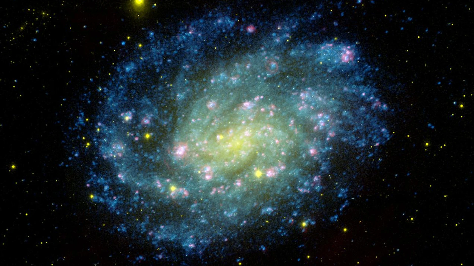 Classic Galaxy with Glamour - free hd space wallpaper for desktop