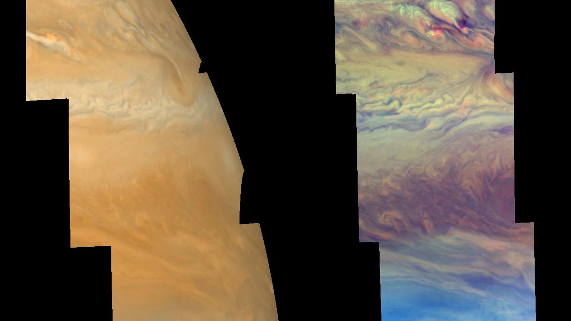 Cloud Features North of Jupiter Equator - free hd space wallpaper for desktop