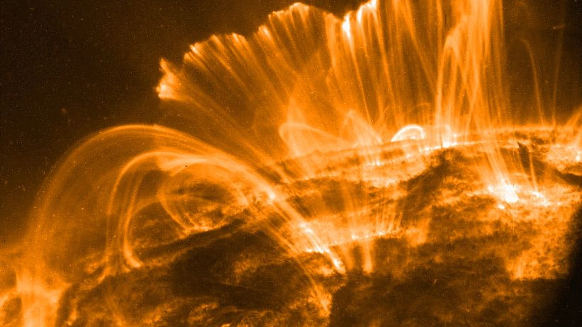 Coronal Rain, Solar Storm - free hd space wallpaper for desktop