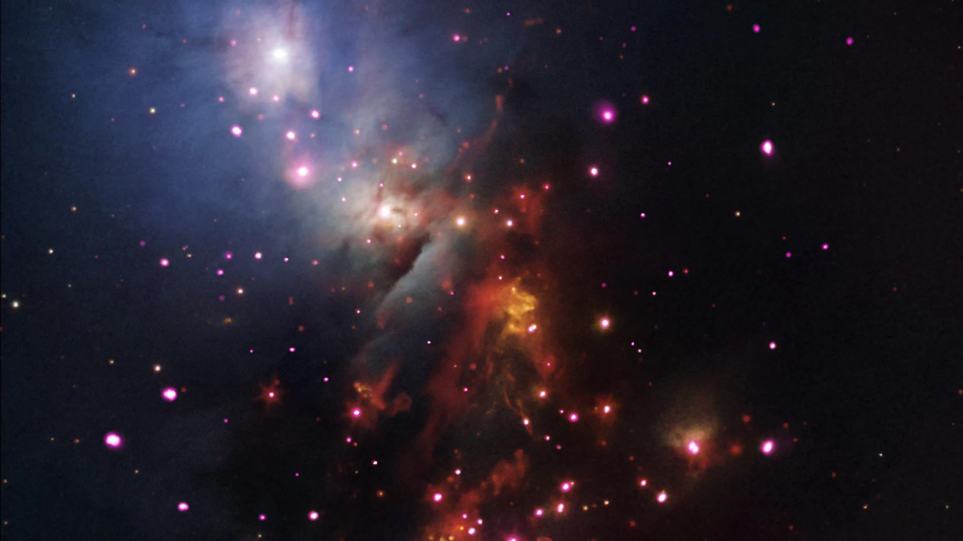 Cosmic Sparklers - free hd space wallpaper for desktop