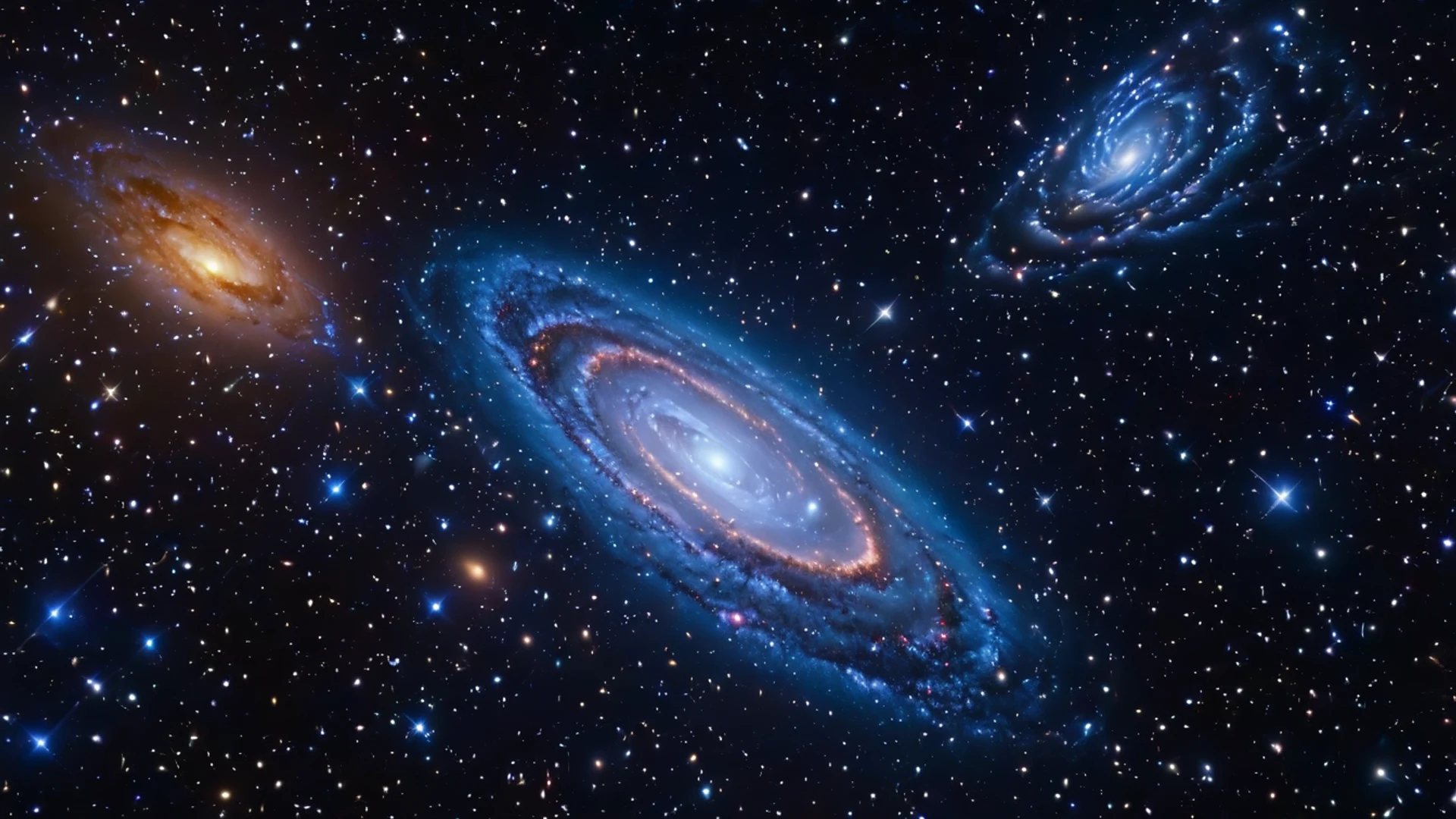 Cosmic Web Structure - free hd space wallpaper for desktop