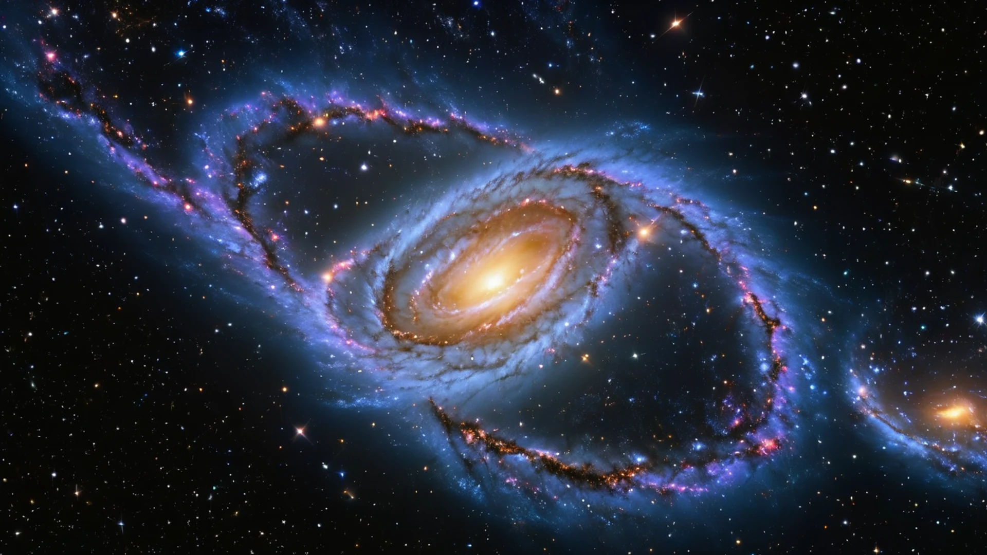 Cosmic Web Structure - free hd space wallpaper for desktop