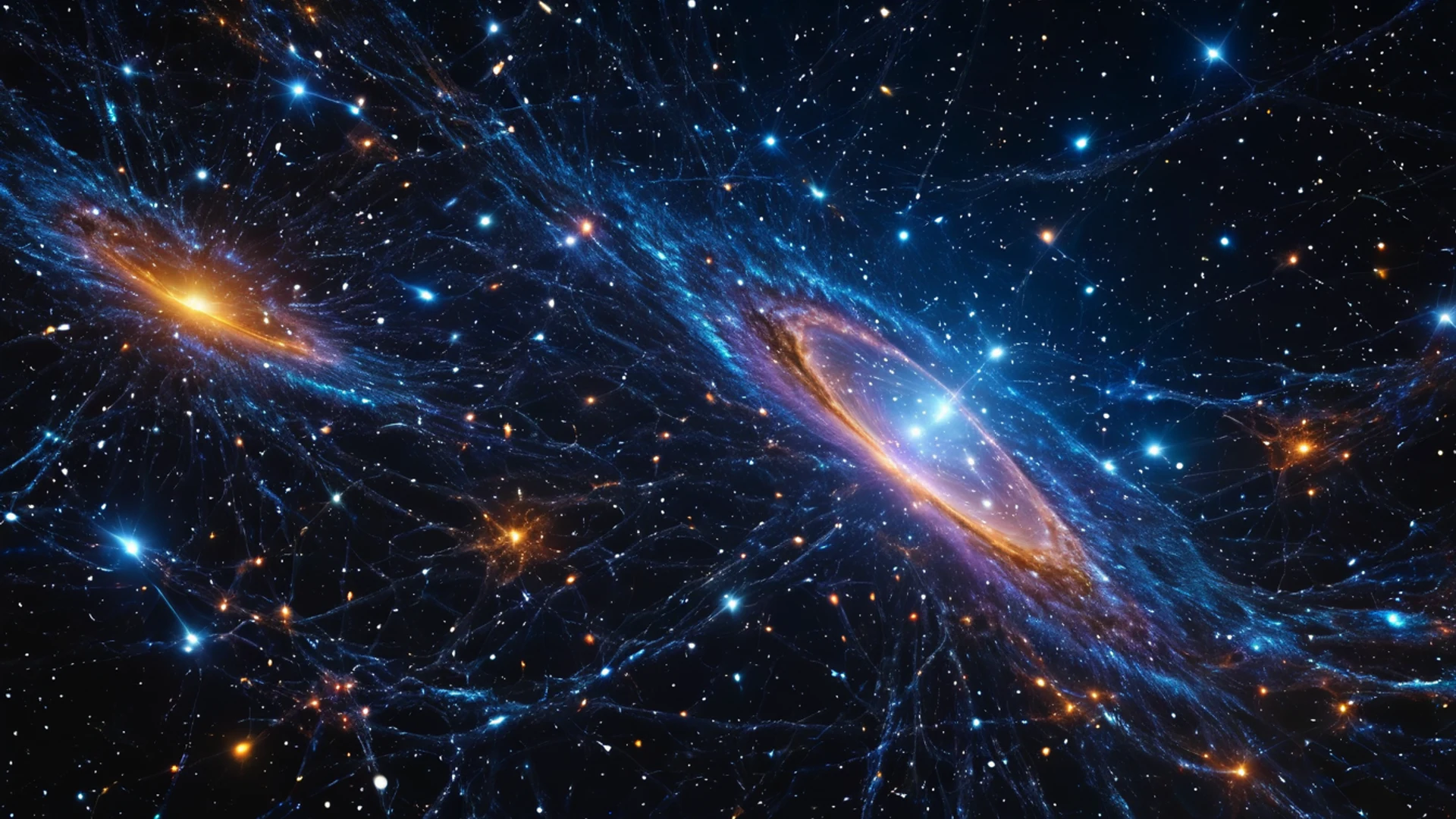 Cosmic Web Structure - free hd space wallpaper for desktop