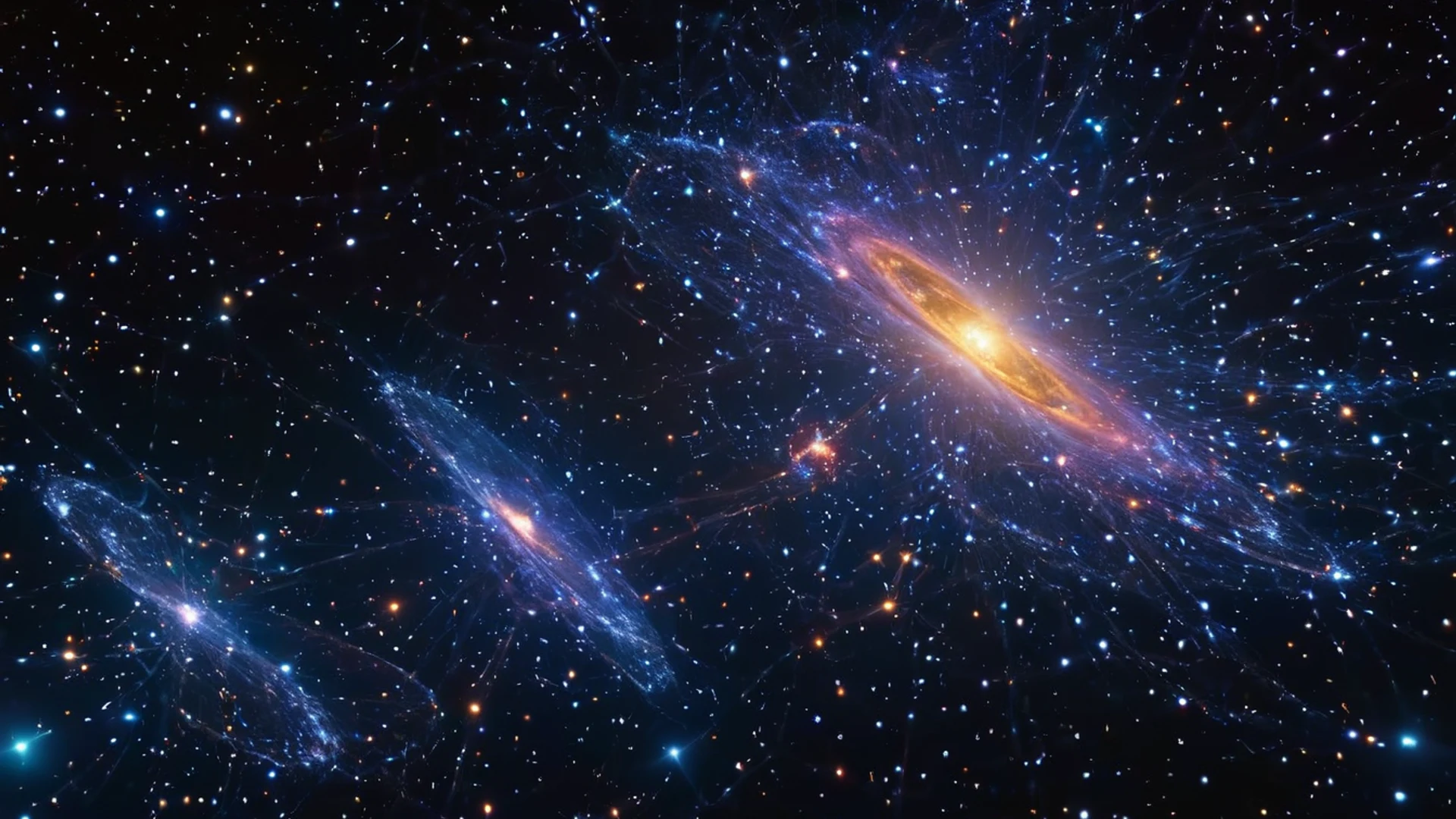 Cosmic Web Structure - free hd space wallpaper for desktop