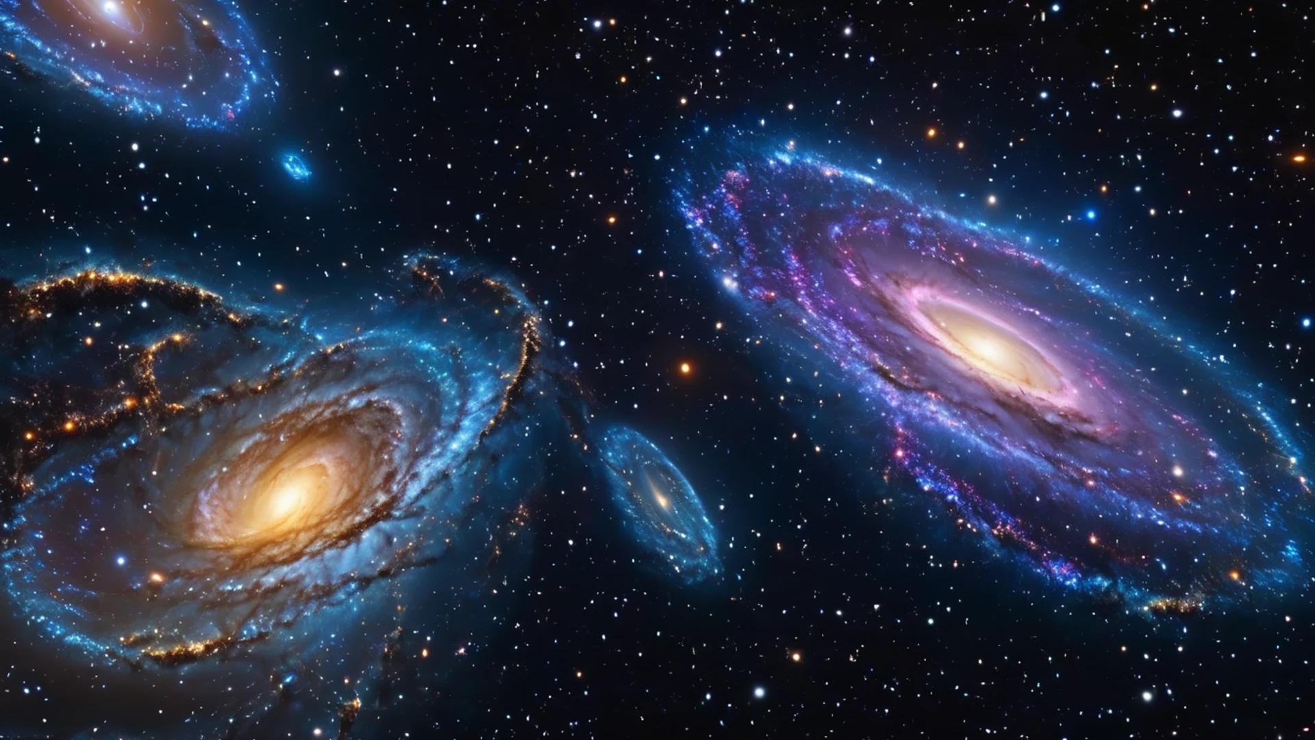 Cosmic Web Structure - free hd space wallpaper for desktop