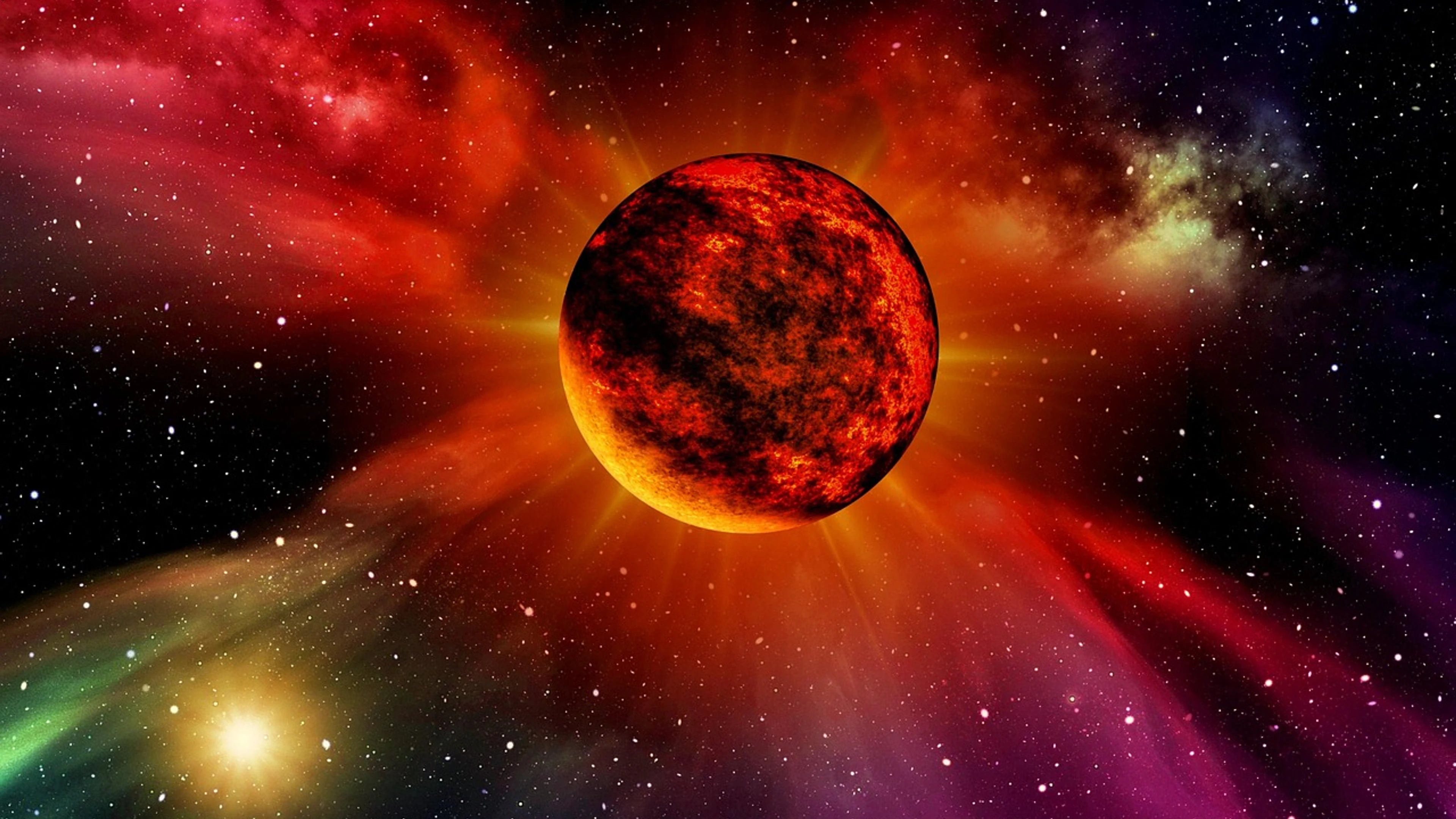 Cosmos universe exoplanet - free 4K Ultra HD space wallpaper for desktop