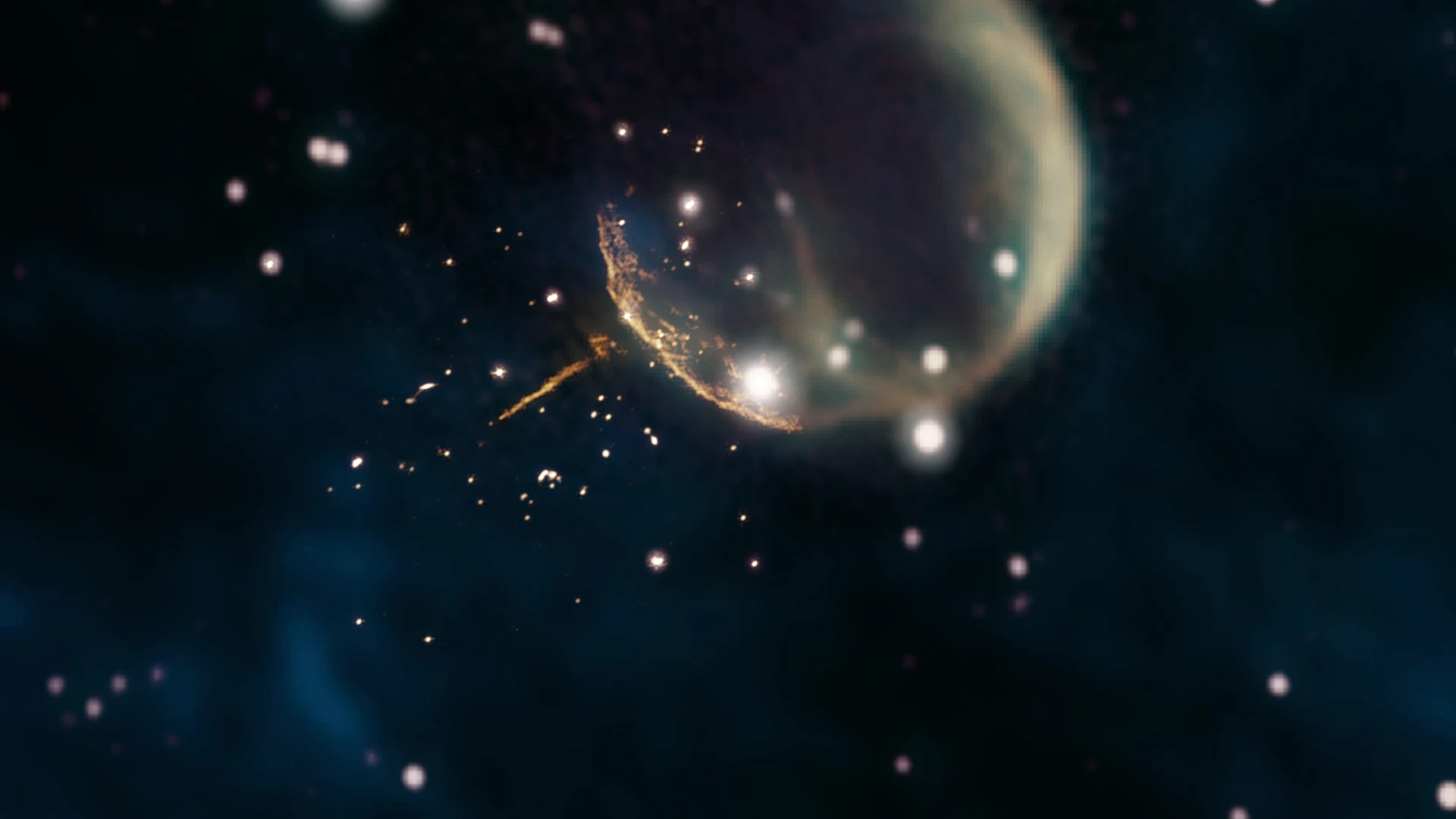 CTB 1 supernova remnant - free hd space wallpaper for desktop