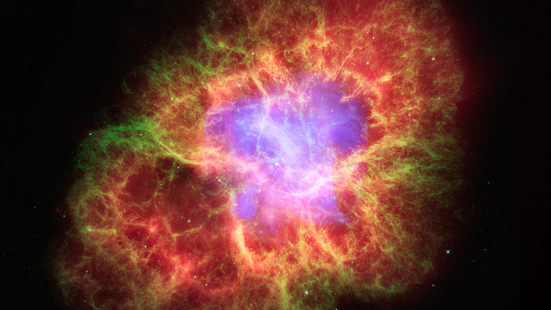 Dead Star Creates Celestial Havoc - free hd space wallpaper for desktop