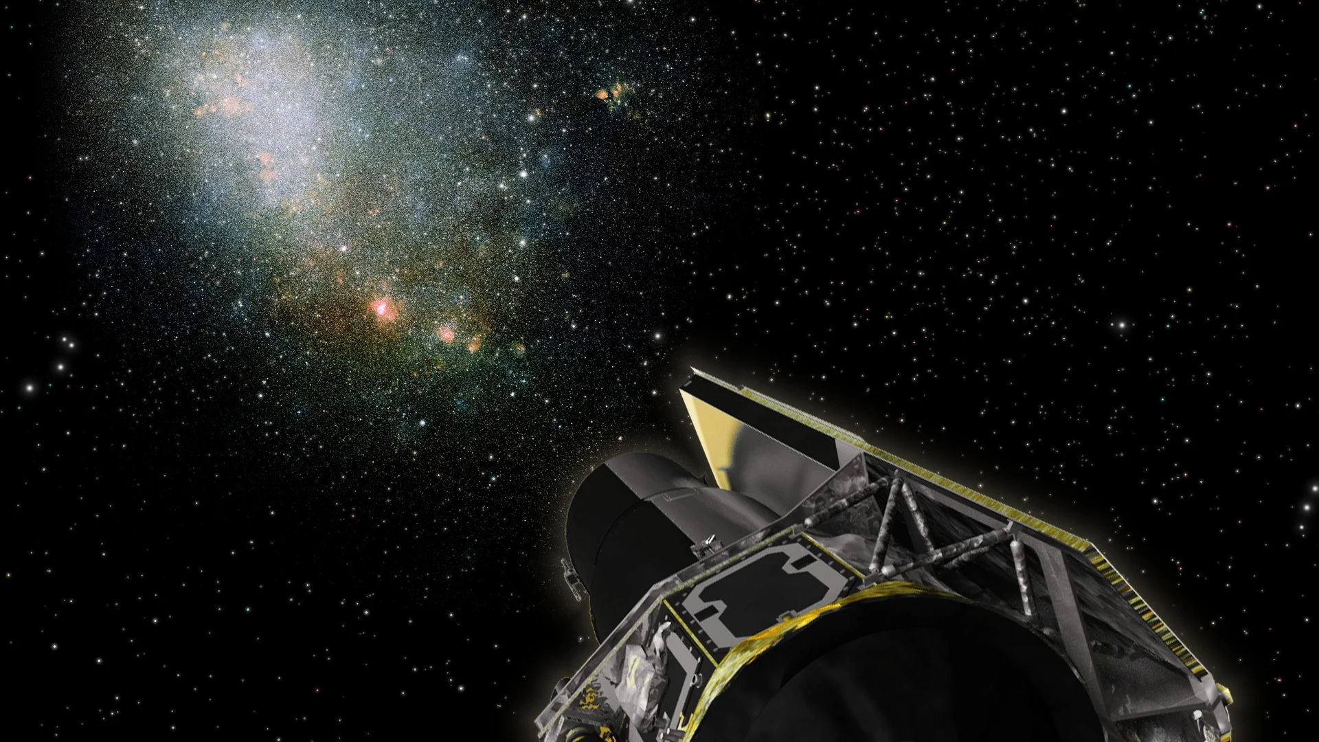 Depth Perception in Space Artist Concept - free hd space wallpaper for desktop