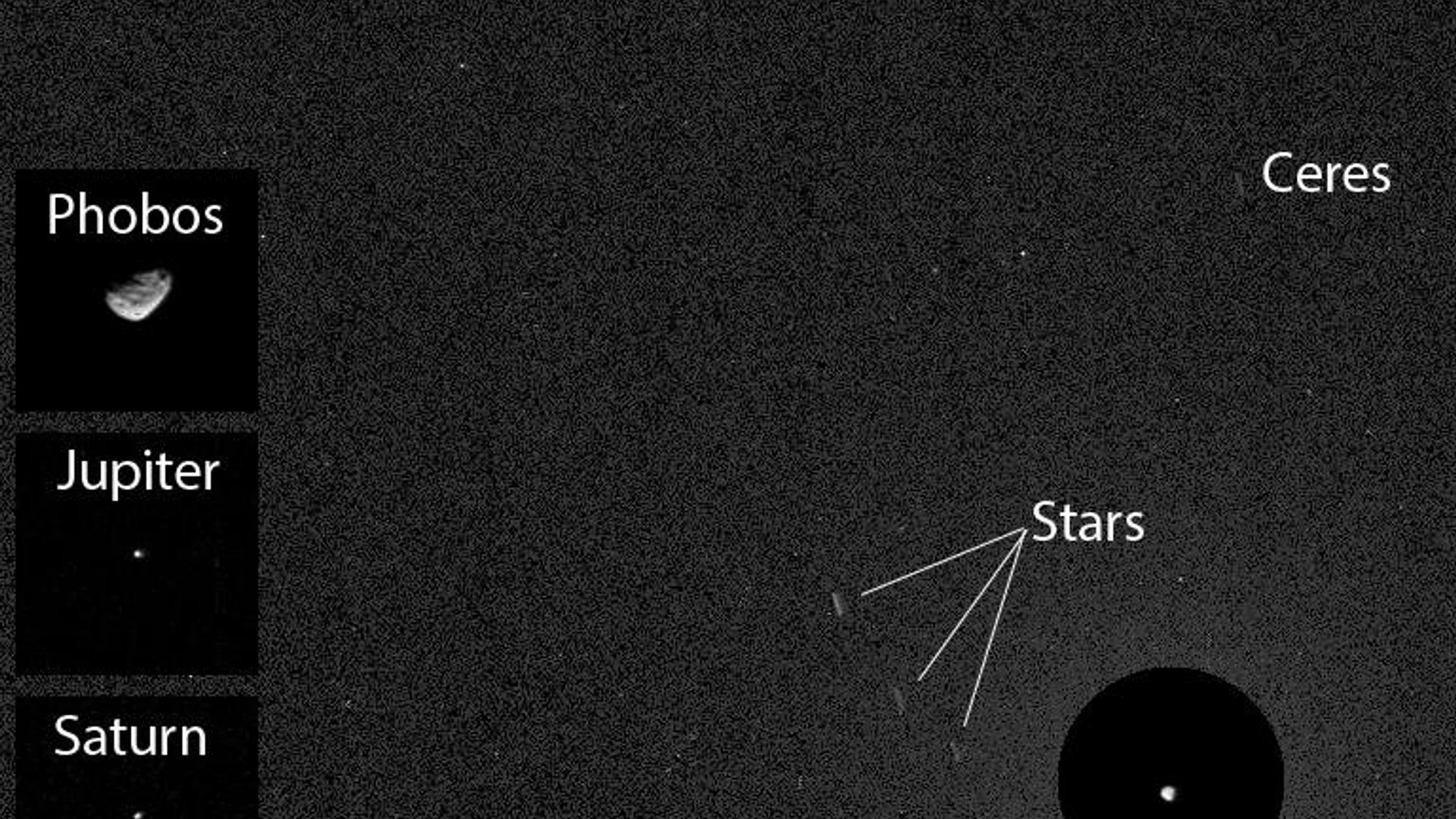 First Asteroid Image from the Surface of Mars - free hd space wallpaper for desktop