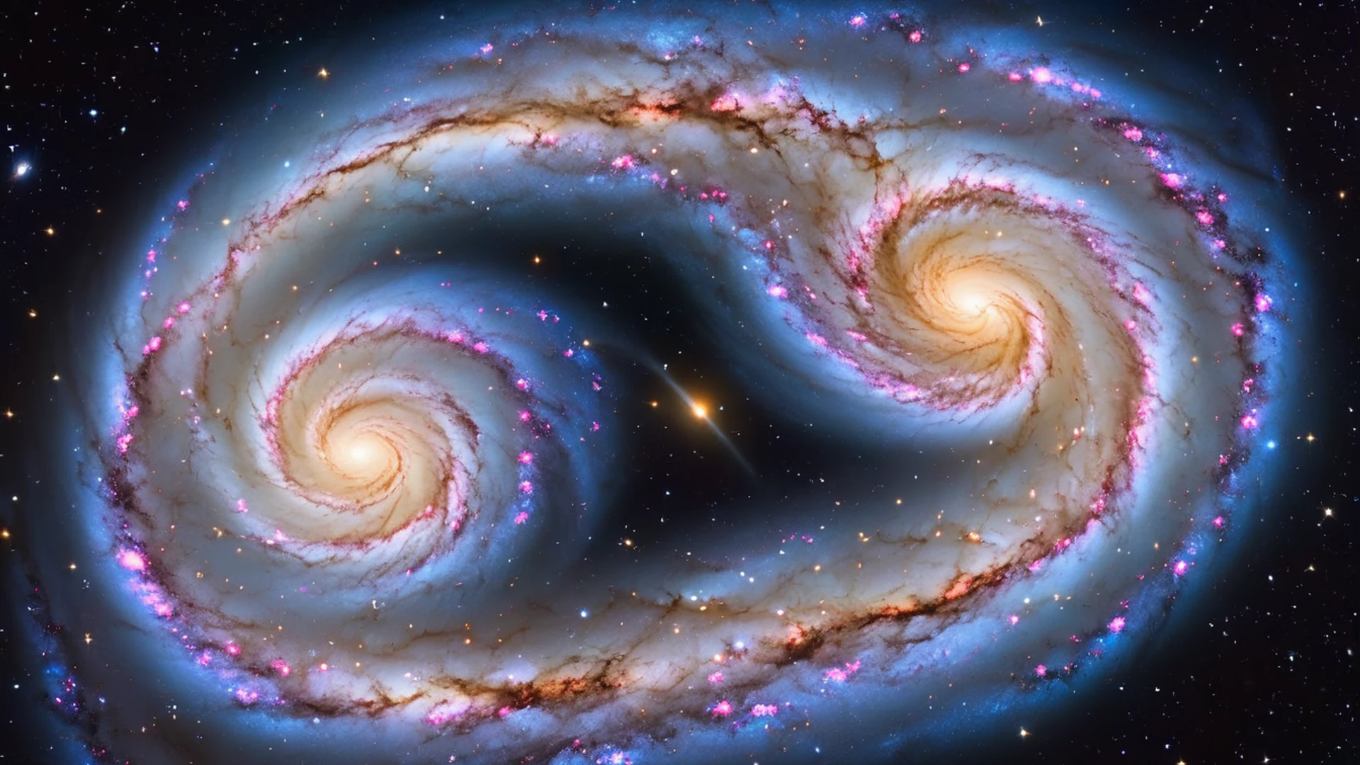 Galaxy Spiral Arms - free hd space wallpaper for desktop