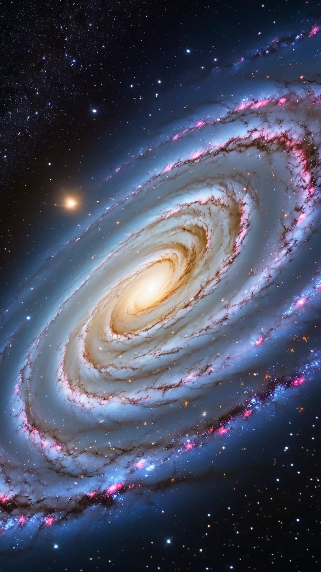 Galaxy Spiral Arms - free Phone space wallpaper for phone
