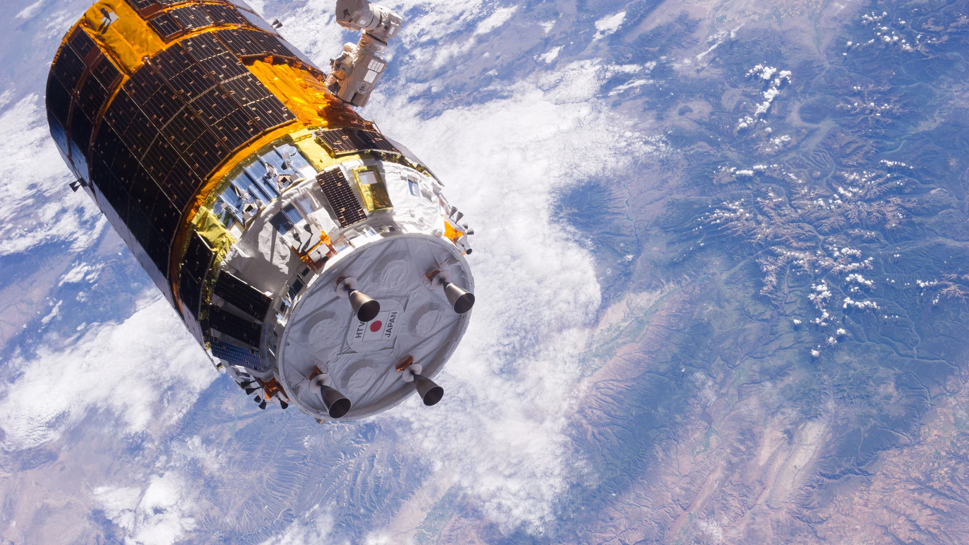 HTV-4 undocking - free hd space wallpaper for desktop