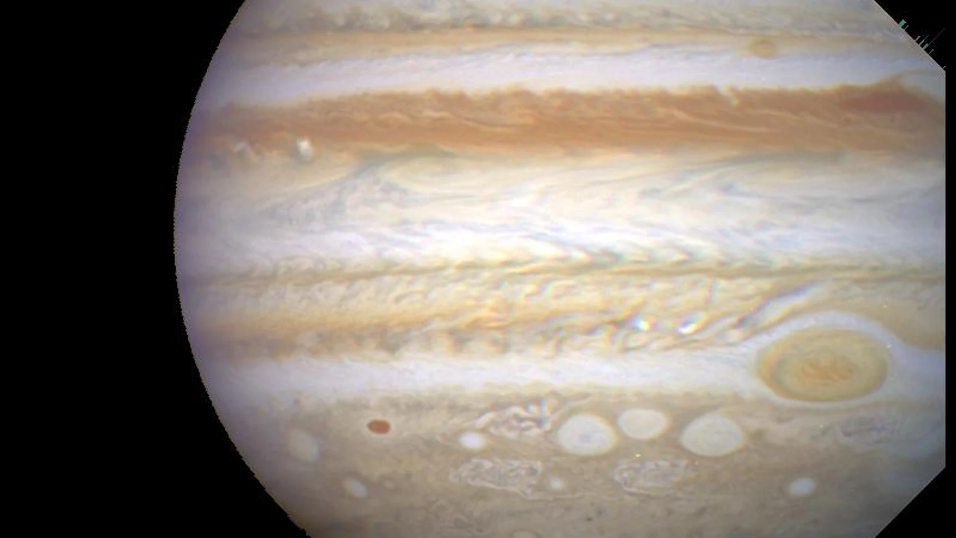 Hubble Tracks Jupiter Storms - free hd space wallpaper for desktop
